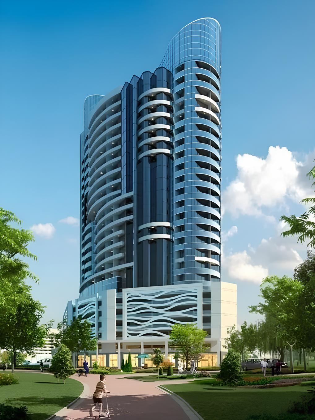 TIGER "Blue Wave Tower"; Tiger Group; Dubailand Residence Complex;