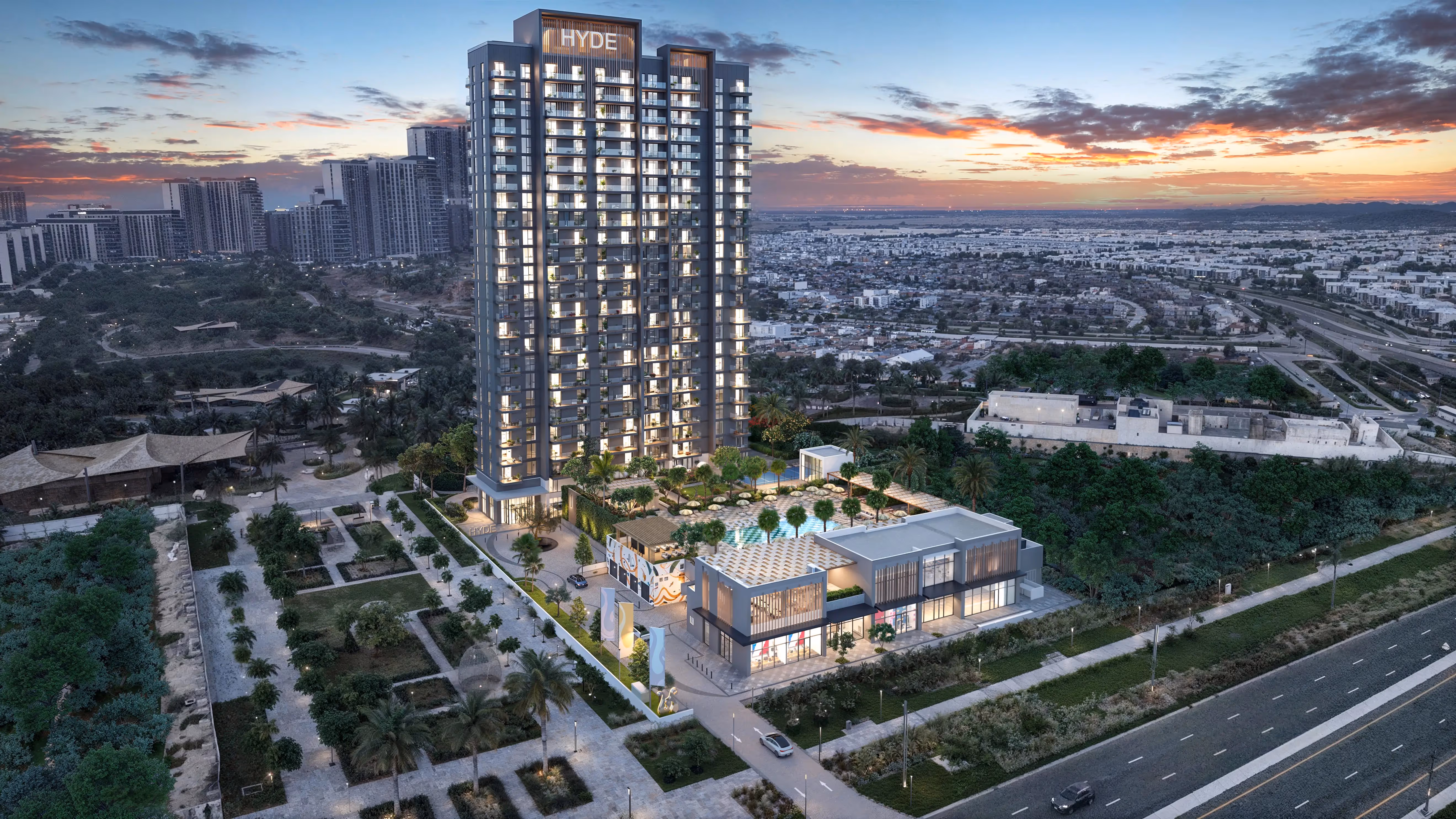 CITYVIEW DEVELOPMENTS "Hyde Residences"; CITYVIEW Developments; Dubai Hills;