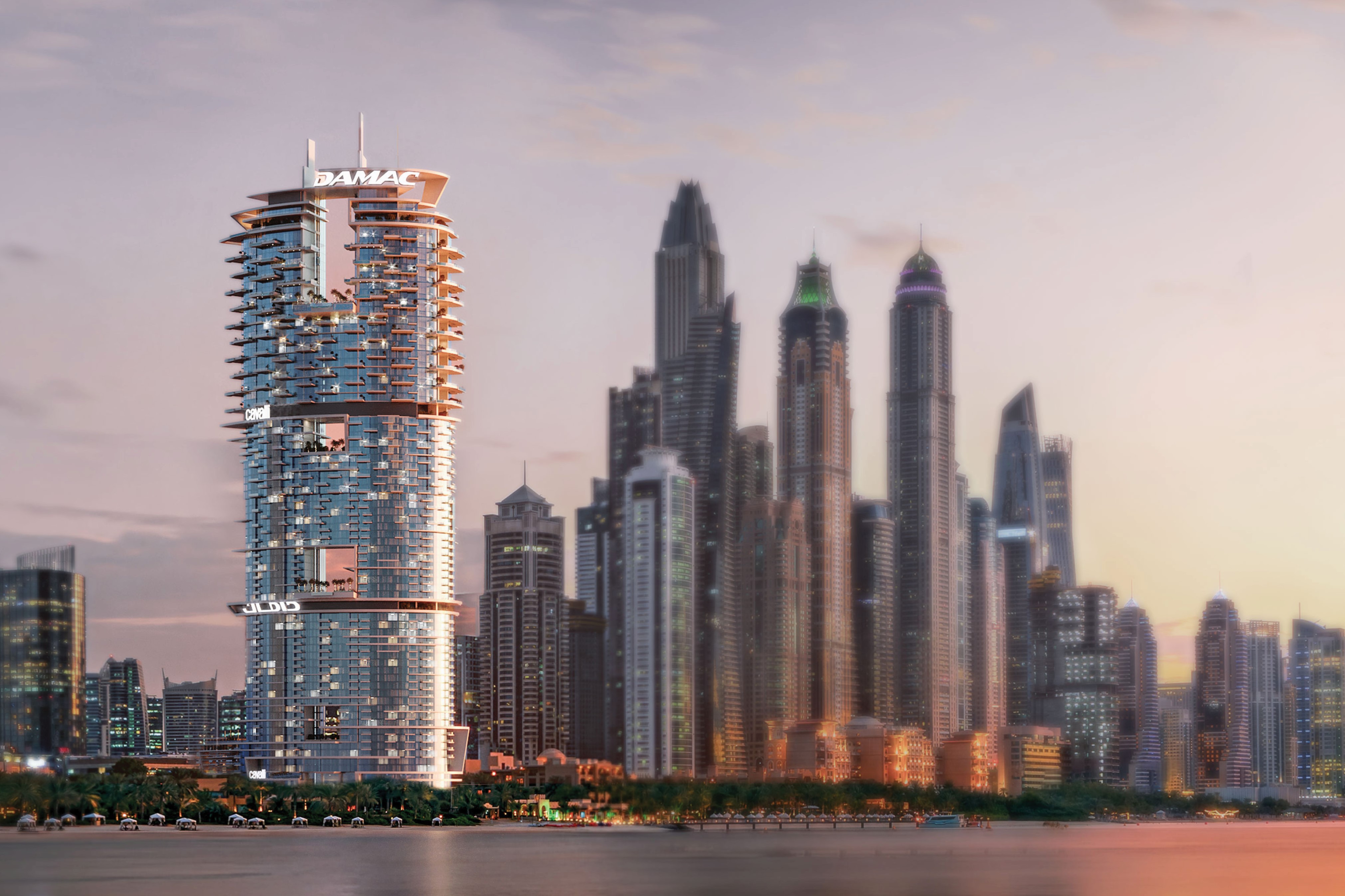 DAMAC "Cavalli Casa Tower"; DAMAC Properties; Dubai Media City;