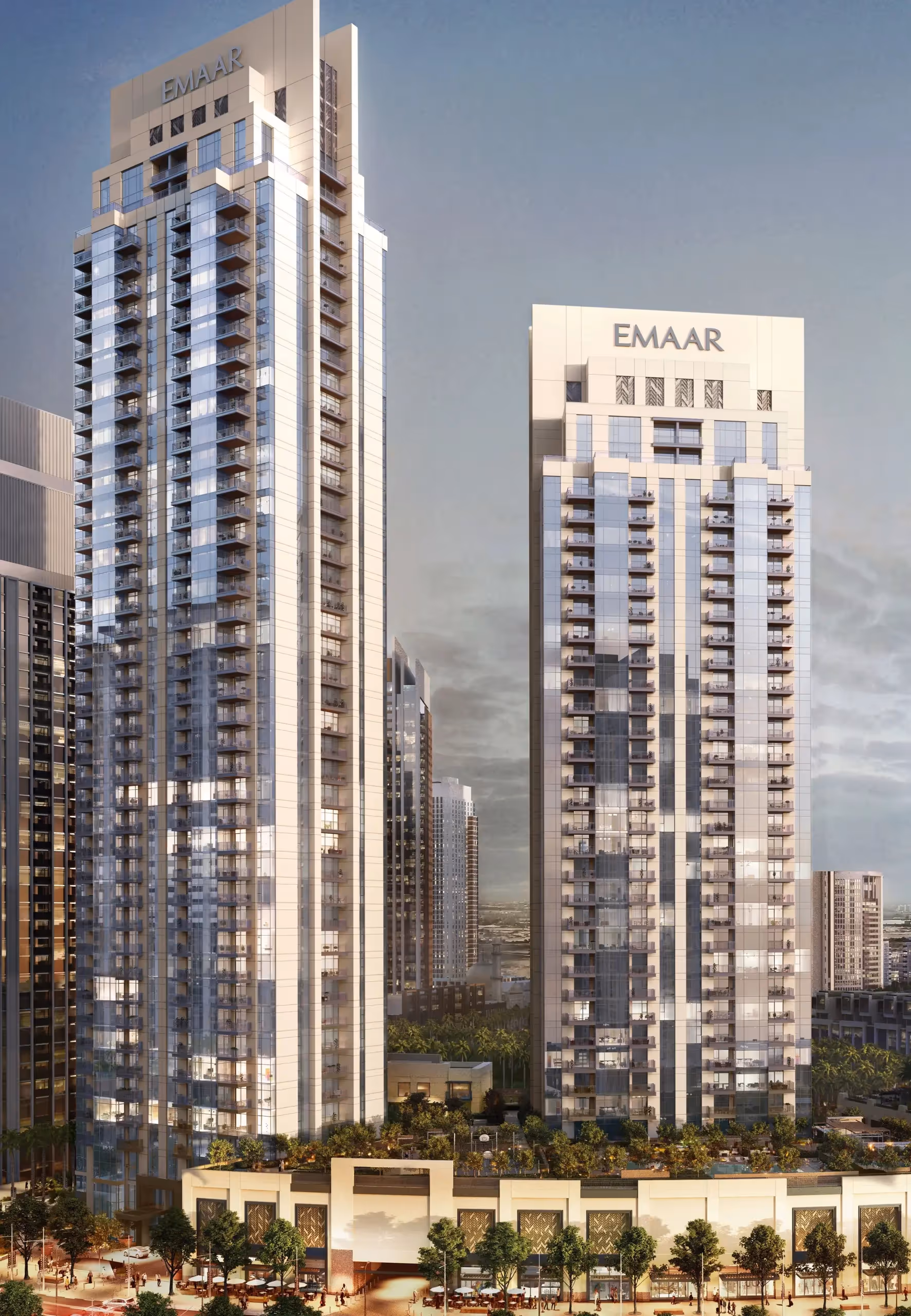 EMAAR "Creek Rise"; Emaar Properties; Dubai Creek Harbour;