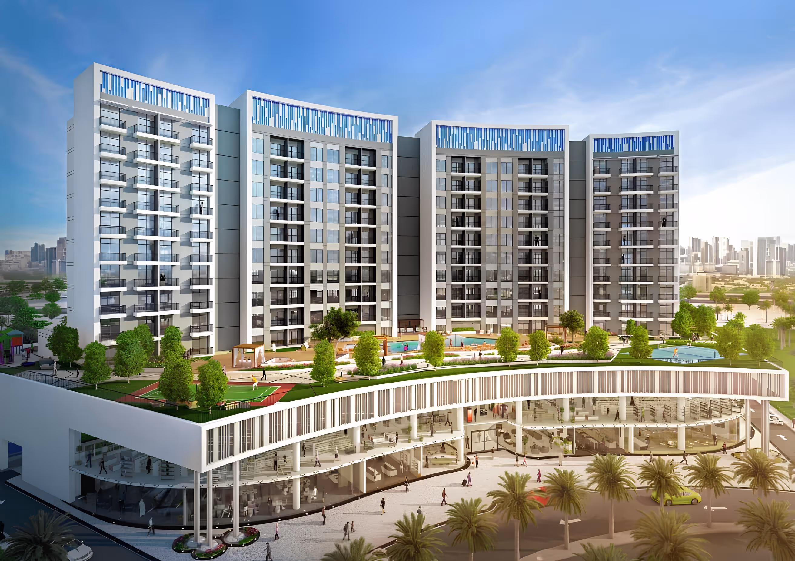 DANUBE "Wavez Residence"; Danube Properties; Wadi Al Safa 2;