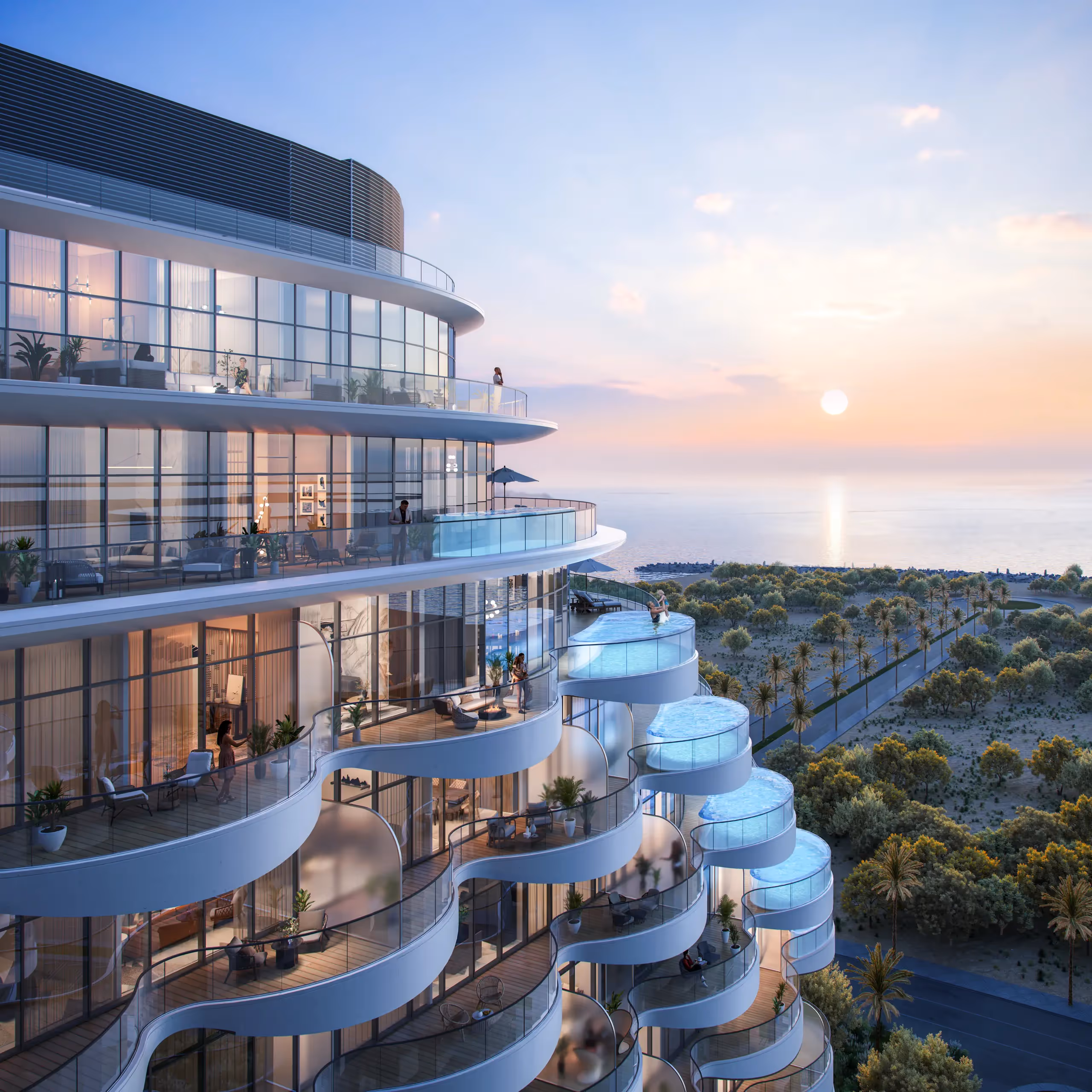 BNW DEVELOPMENTS "Aqua Arc"; BNW Developments; Al Marjan Island;