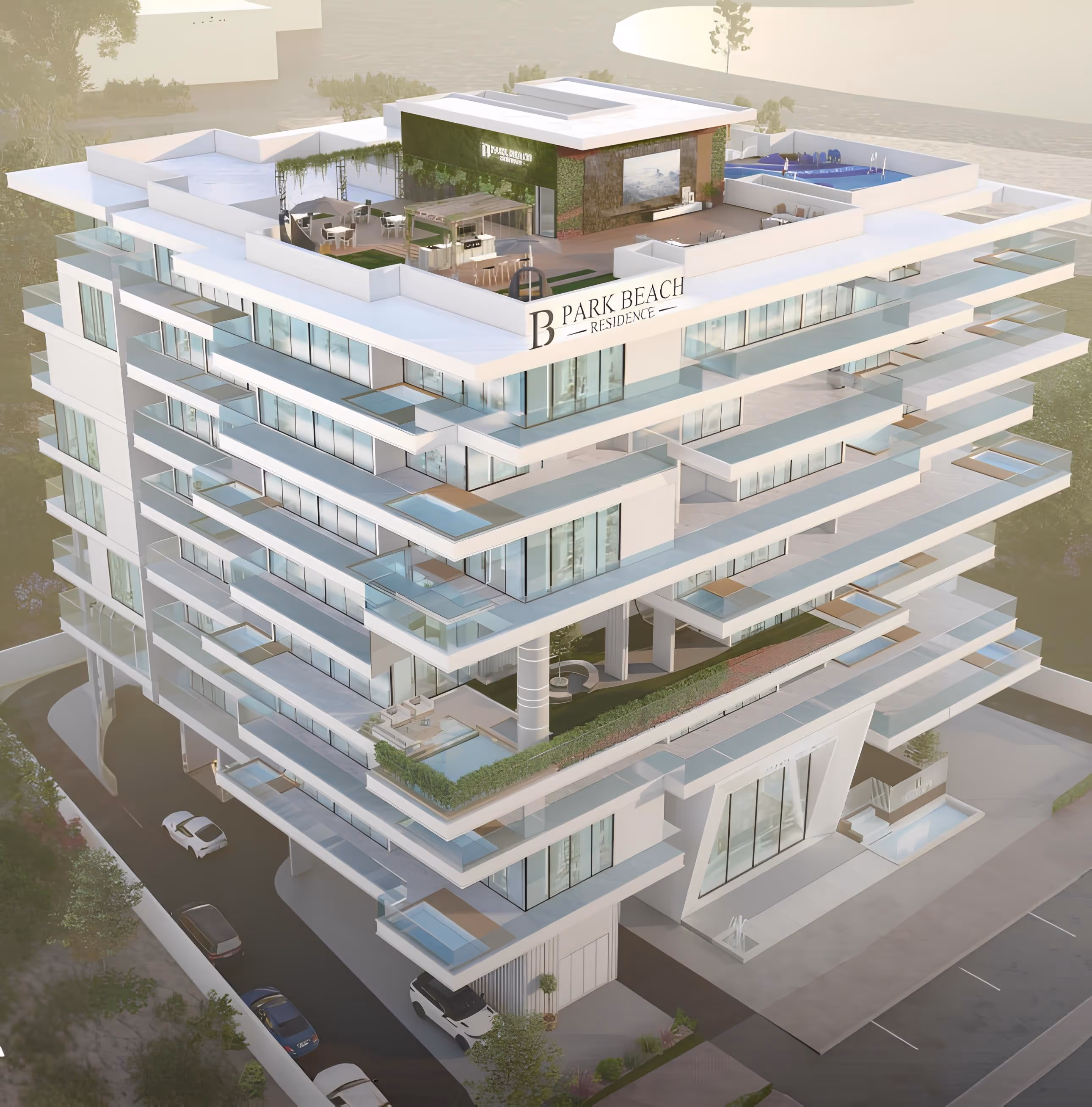 DECA "Park Beach Residence 2"; Park Group; Al Marjan Island;
