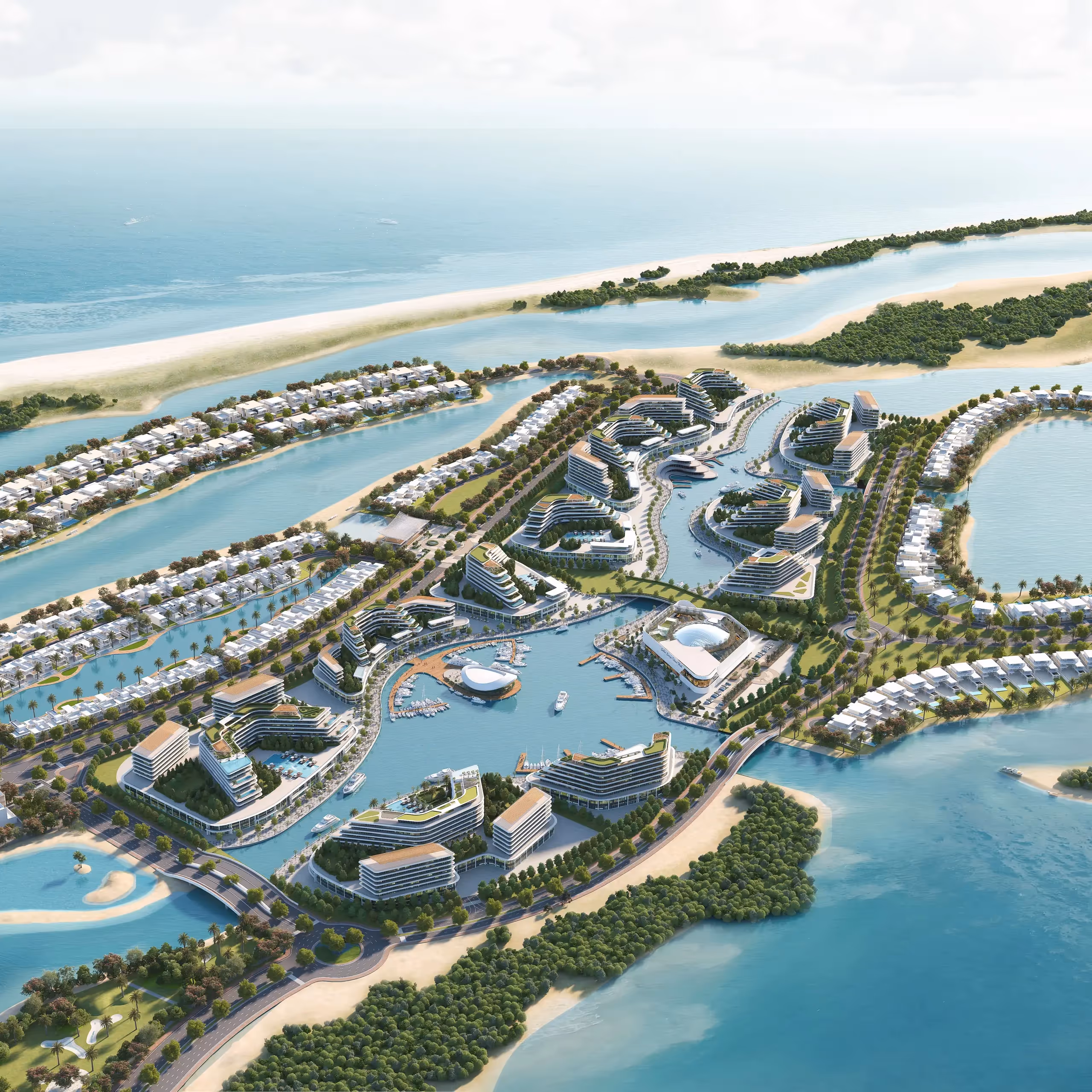 SOBHA "Delphine Beach Residences"; Sobha Realty; Siniya Island;