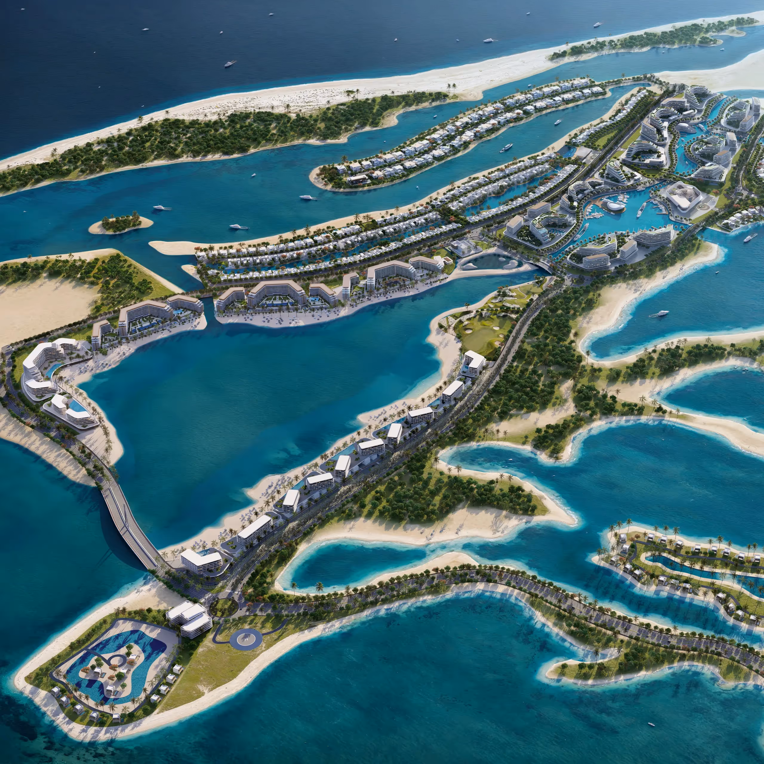 SOBHA "Delphine Beach Residences"; Sobha Realty; Siniya Island;