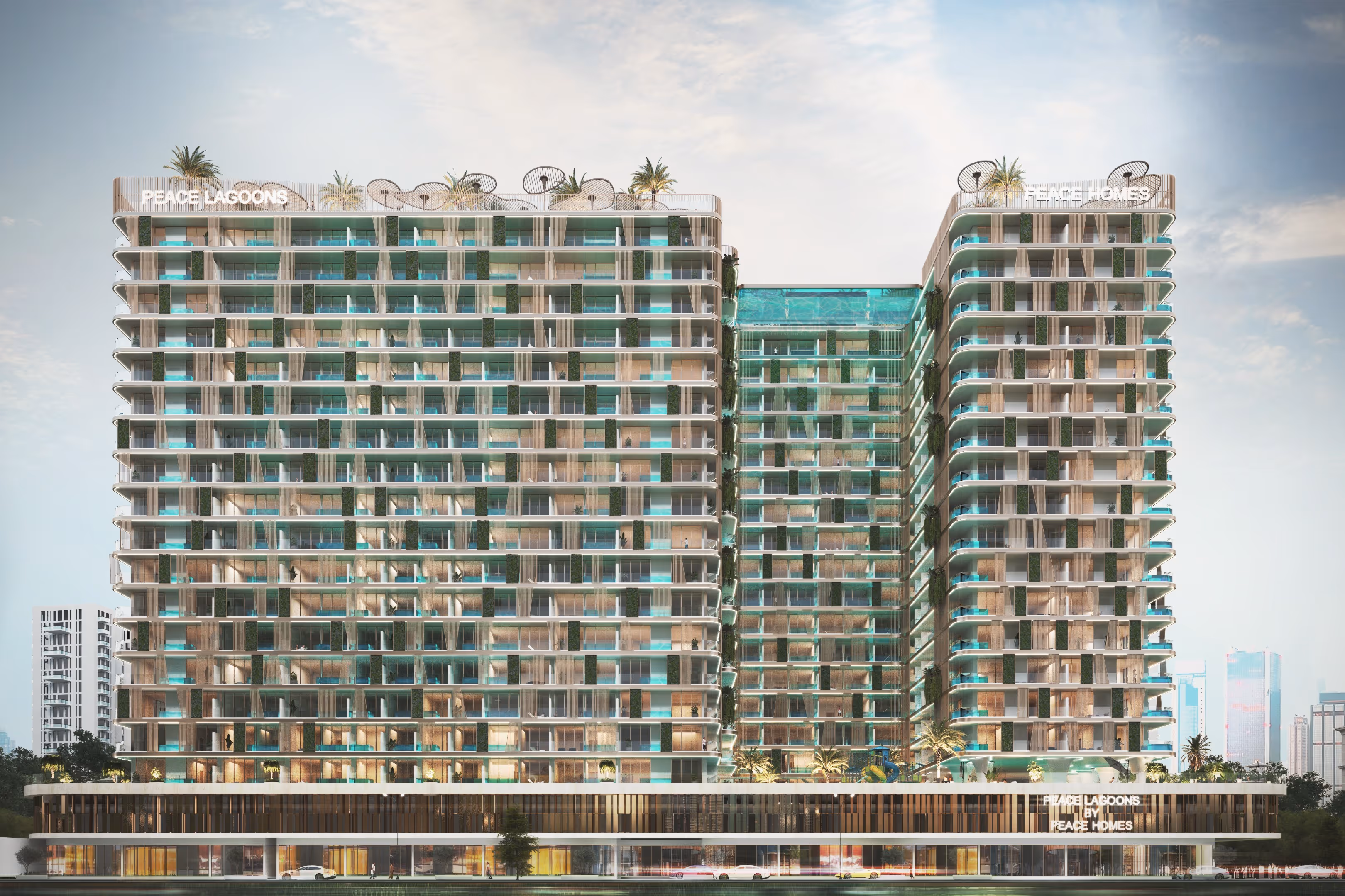 PEACE HOMES GROUP "Peace Lagoons 2"; Peace Homes Group; Dubailand Residence Complex;