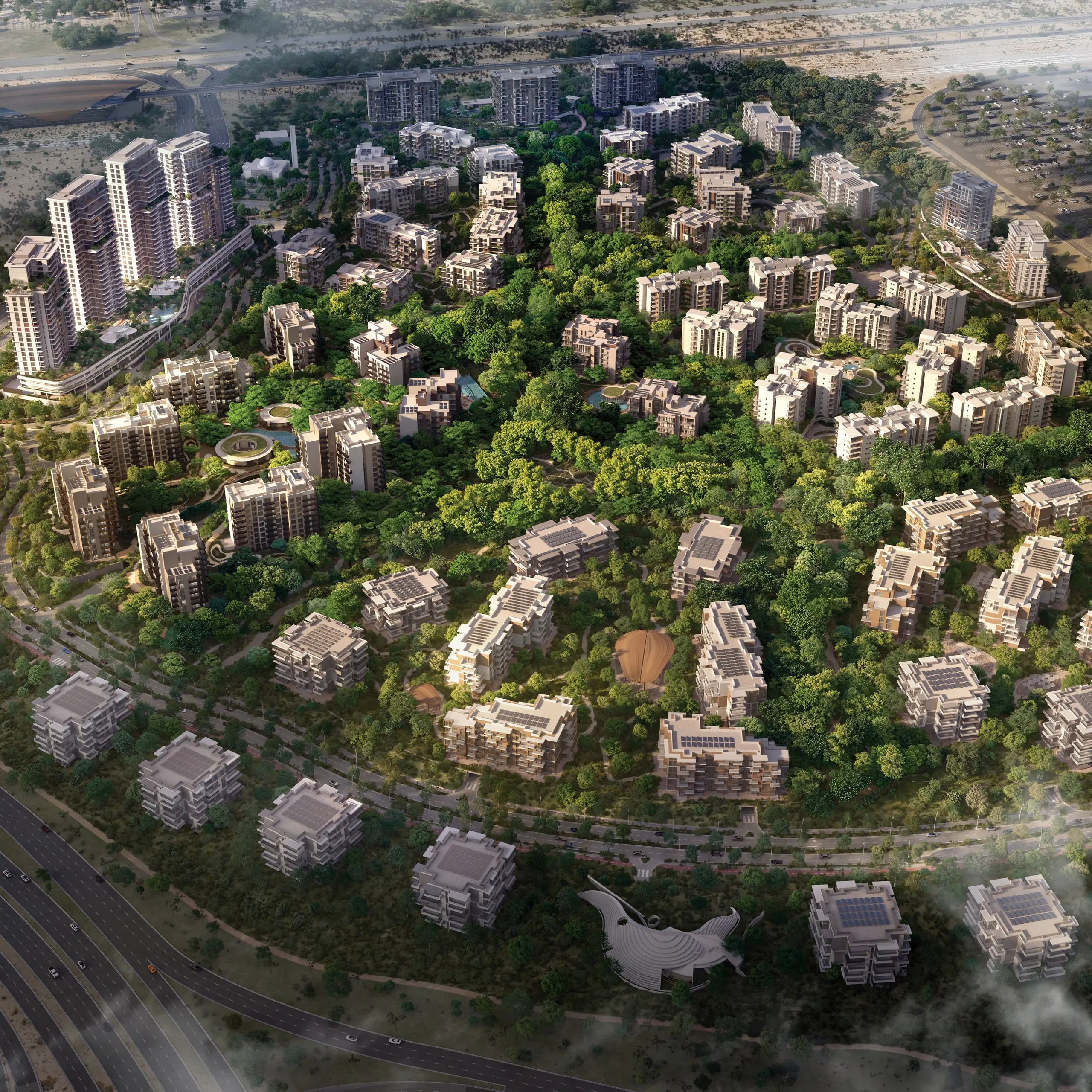 MAJID AL FUTTAIM "Ghaf Woods Capria"; Majid Al Futtaim; City Of Arabia;