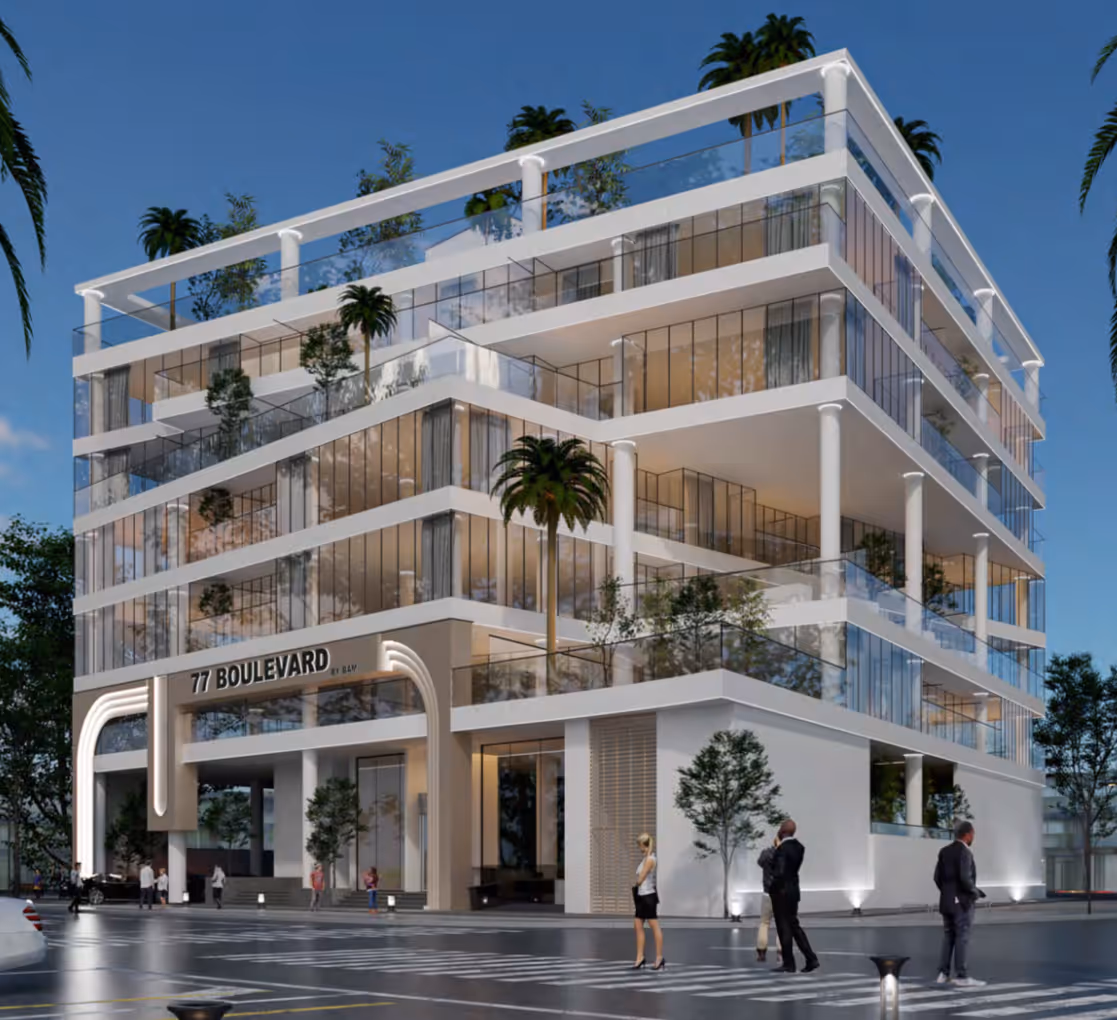 BAMX DEVELOPMENT "77 Boulevard"; BAMX Development; JVC (Jumeirah Village Circle);