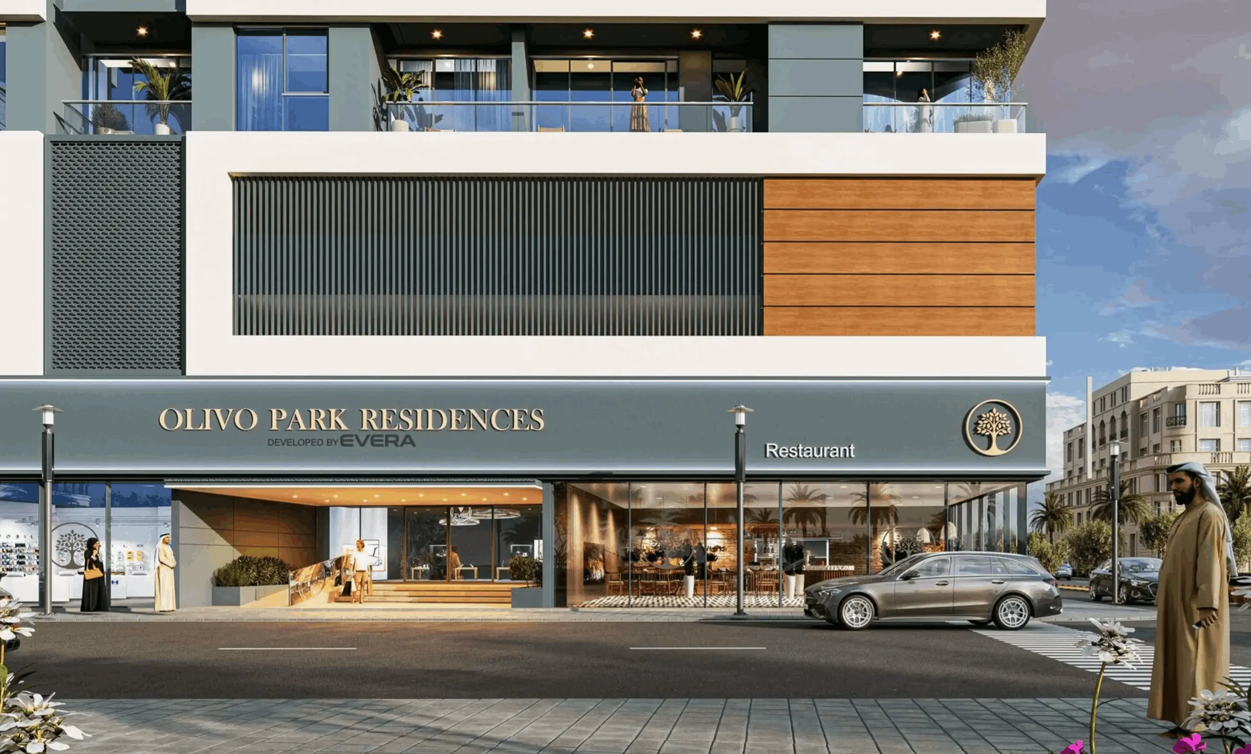 EVERA "Olivo Park Residences"; Evera Development; JVC (Jumeirah Village Circle);