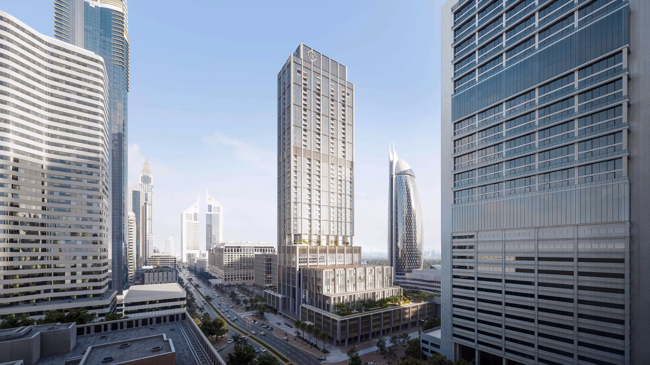 SAVILLS "Heights Tower"; Dubai International Financial Centre (DIFC); DIFC (Dubai International Financial Center);