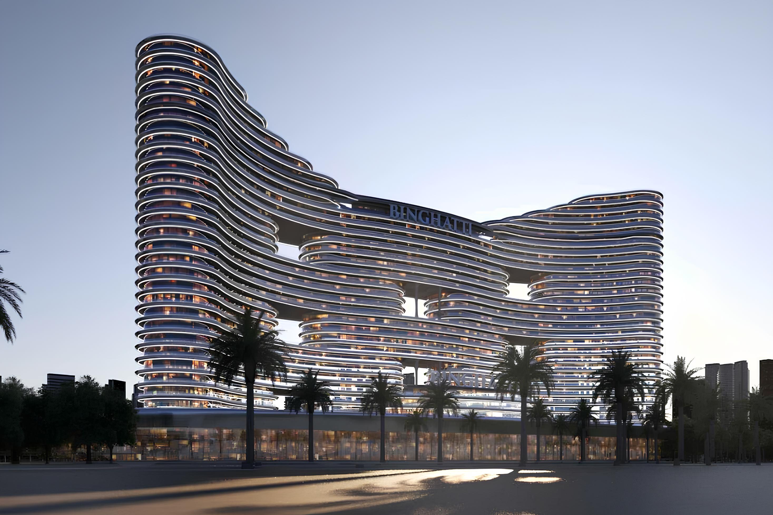 BINGHATTI "Binghatti Aquarise"; Binghatti Developers; Business Bay;