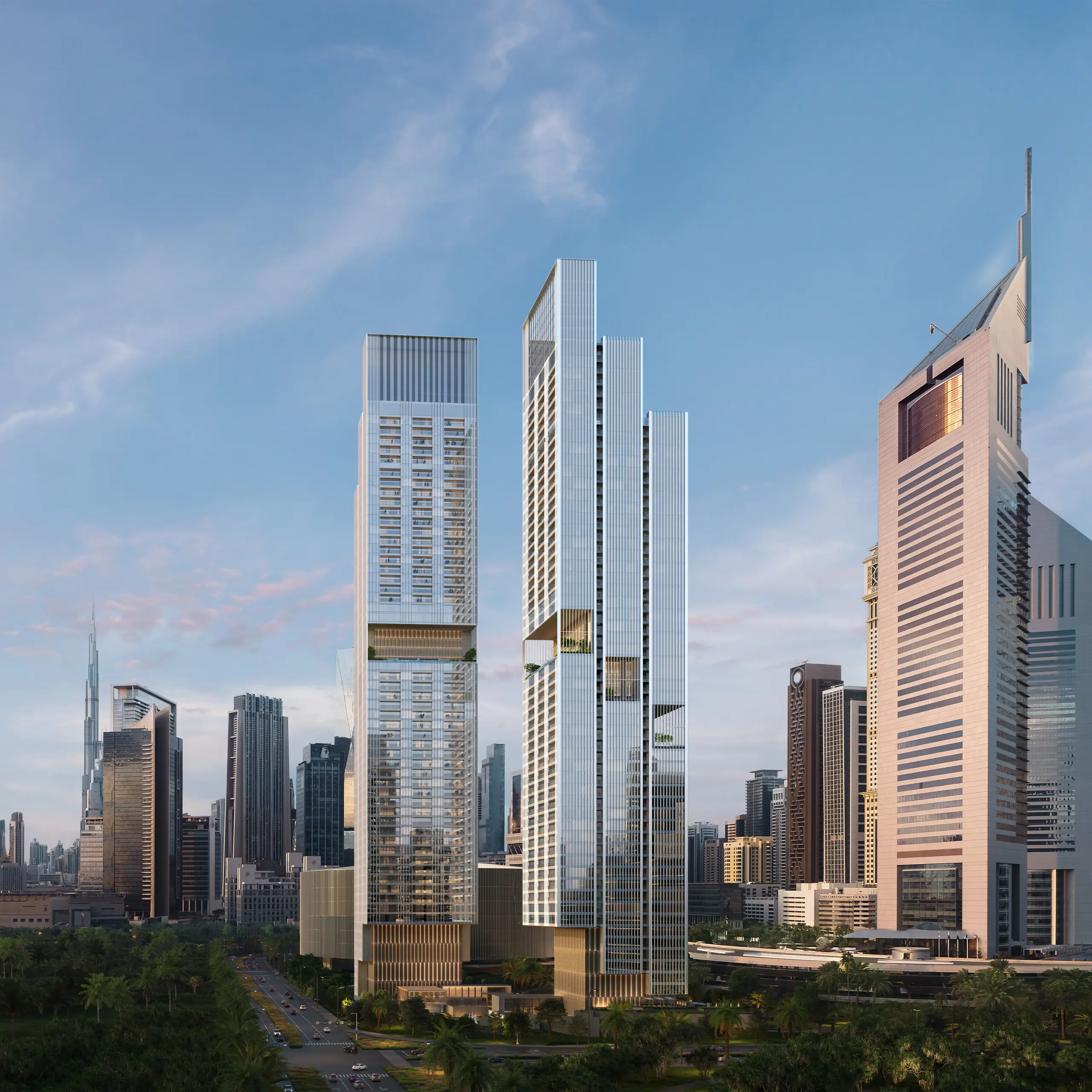 MERAAS "Jumeirah Residences Emirates Towers - Tower A"; Meraas Developer; DIFC (Dubai International Financial Center);
