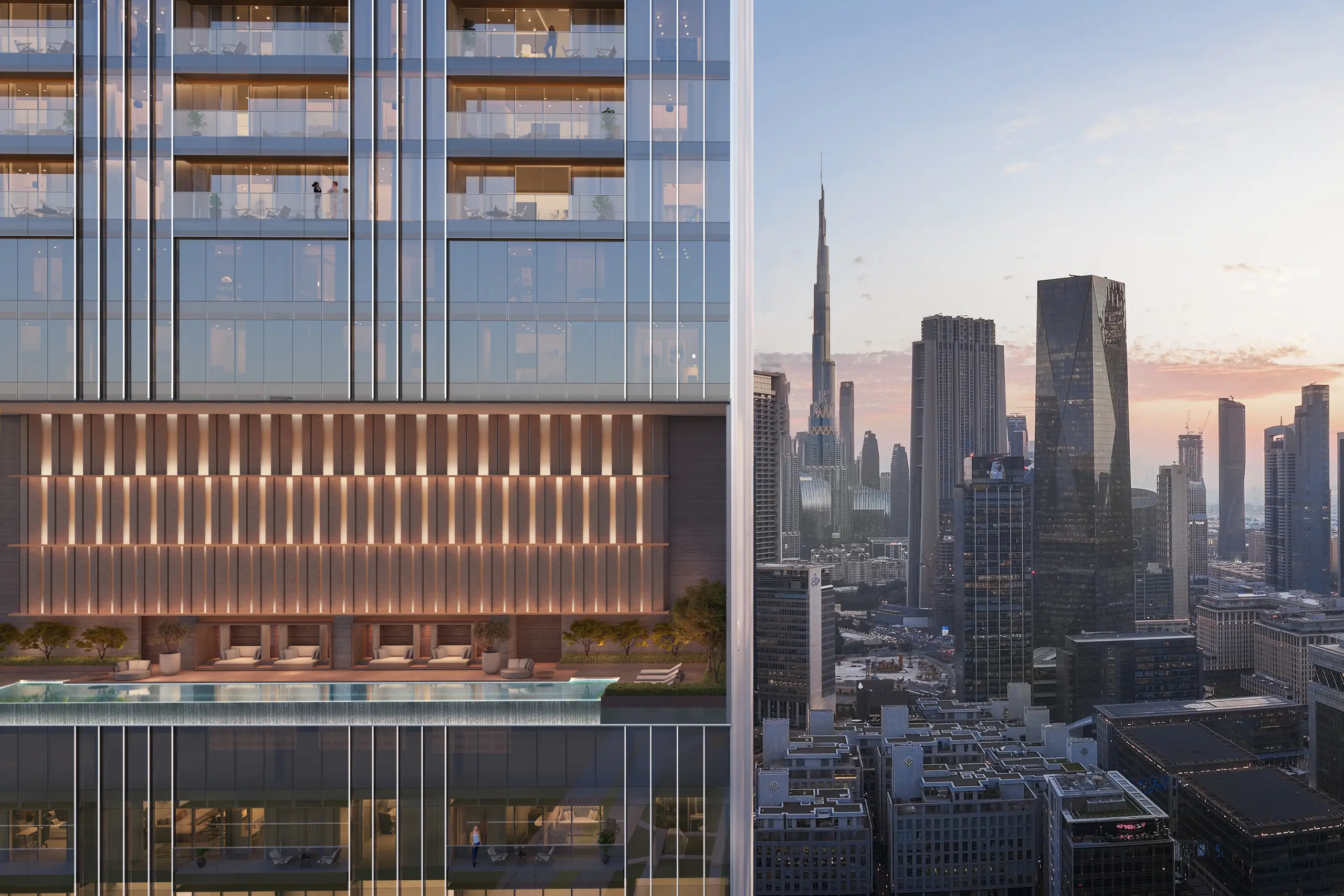 MERAAS "Jumeirah Residences Emirates Towers - Tower A"; Meraas Developer; DIFC (Dubai International Financial Center);