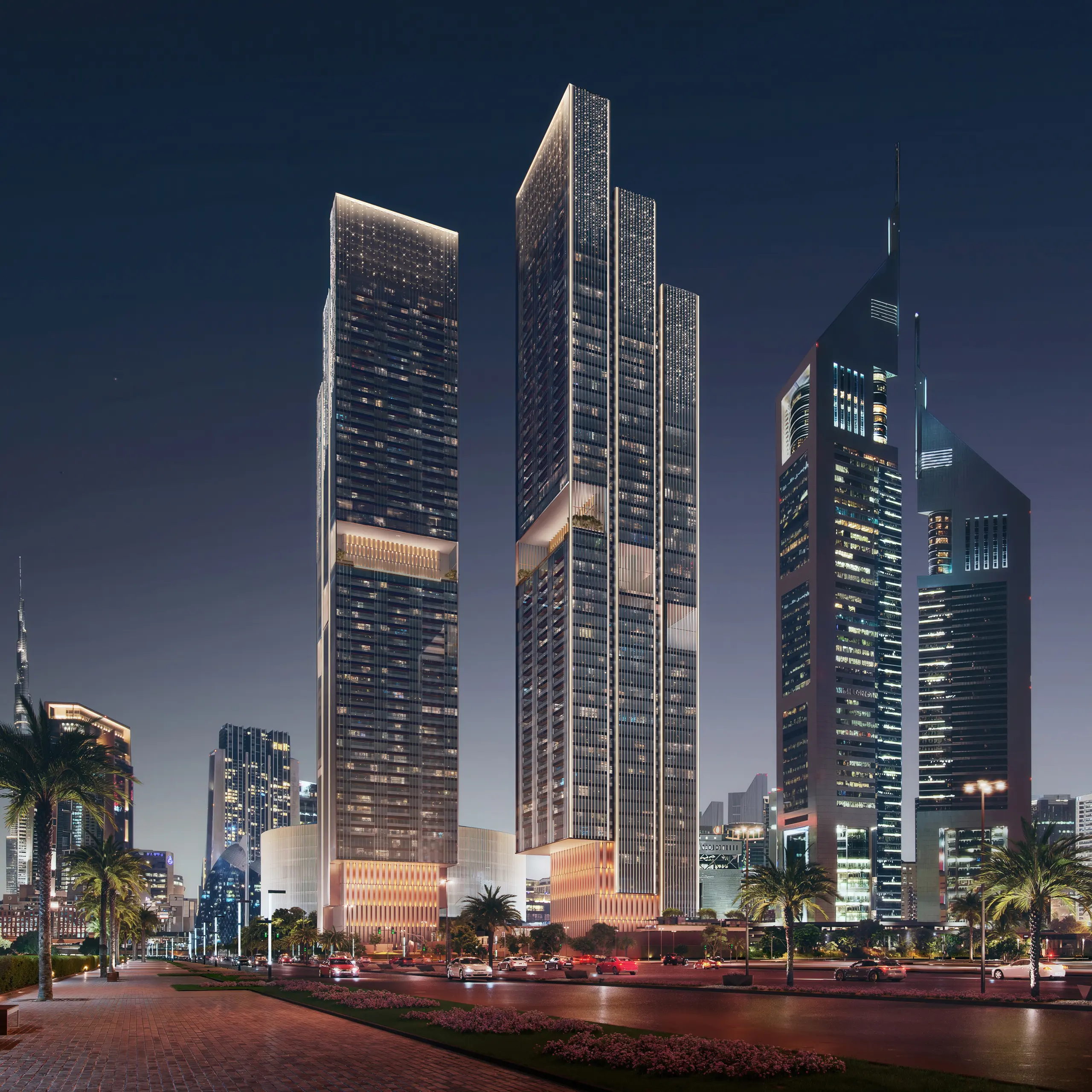 MERAAS "Jumeirah Residences Emirates Towers - Tower A"; Meraas Developer; DIFC (Dubai International Financial Center);