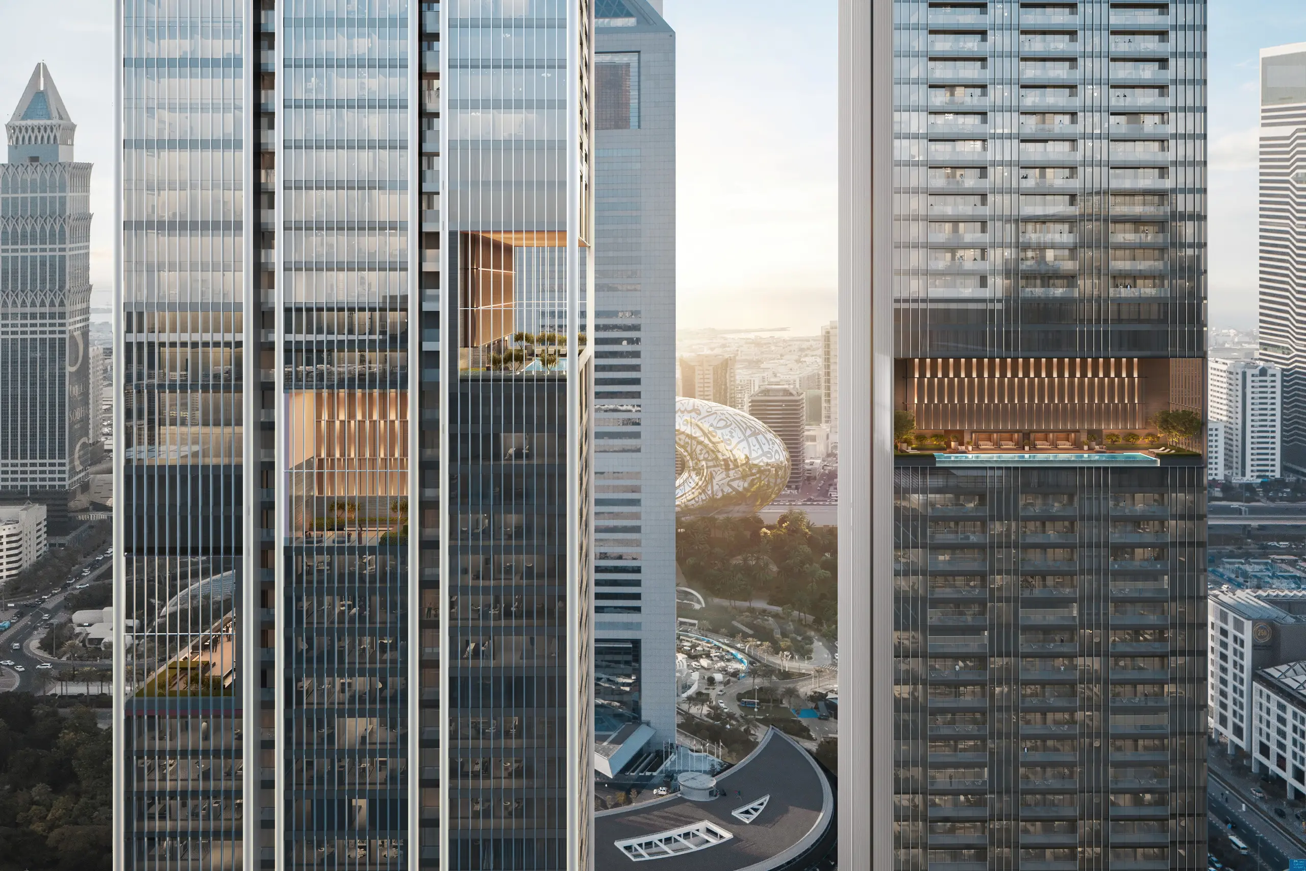 MERAAS "Jumeirah Residences Emirates Towers - Tower B"; Meraas Developer; DIFC (Dubai International Financial Center);