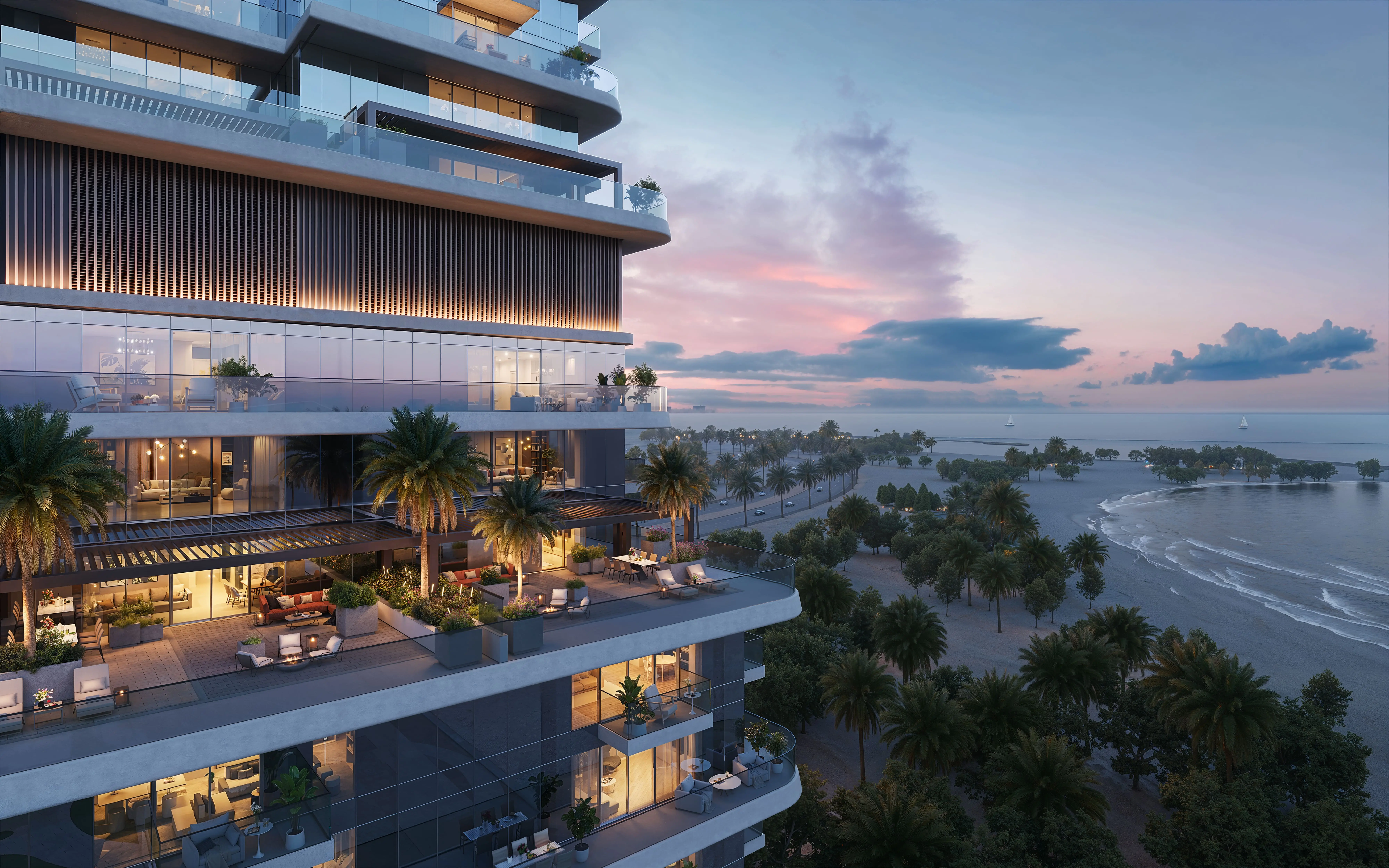 OBG "Nasim Al Bahr Residences"; Abu Dhabi National Hotels; Al Marjan Island;