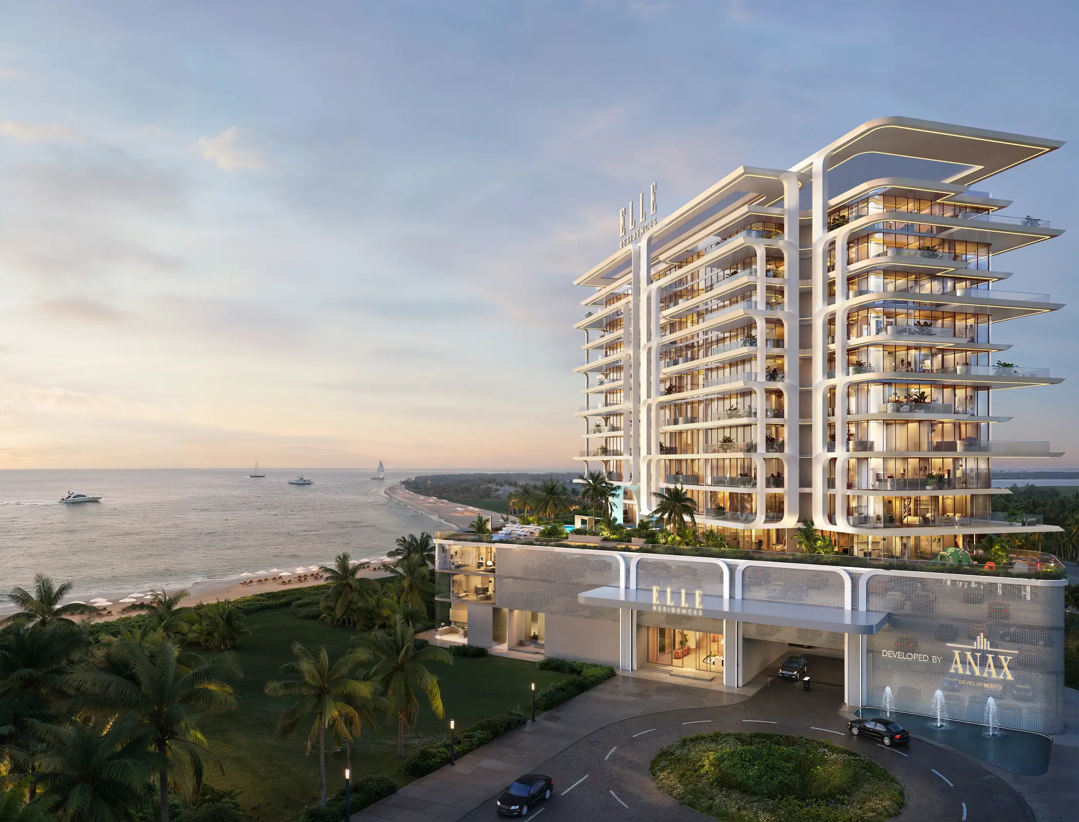 ANAX DEVELOPMENTS "ELLE Residences Dubai Islands"; ANAX Developments; Dubai Islands;