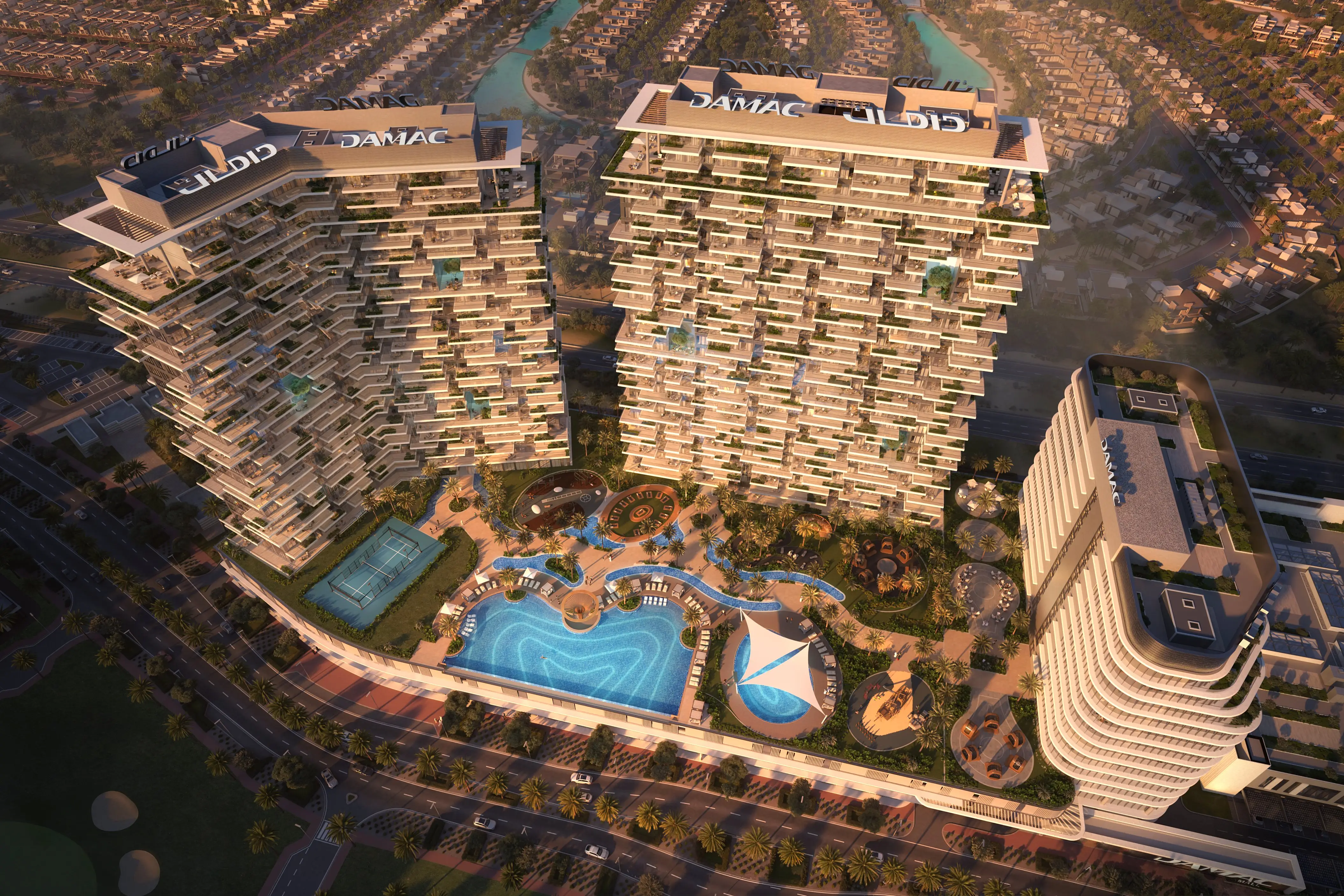 DAMAC "Damac District"; DAMAC Properties; Damac Hills;
