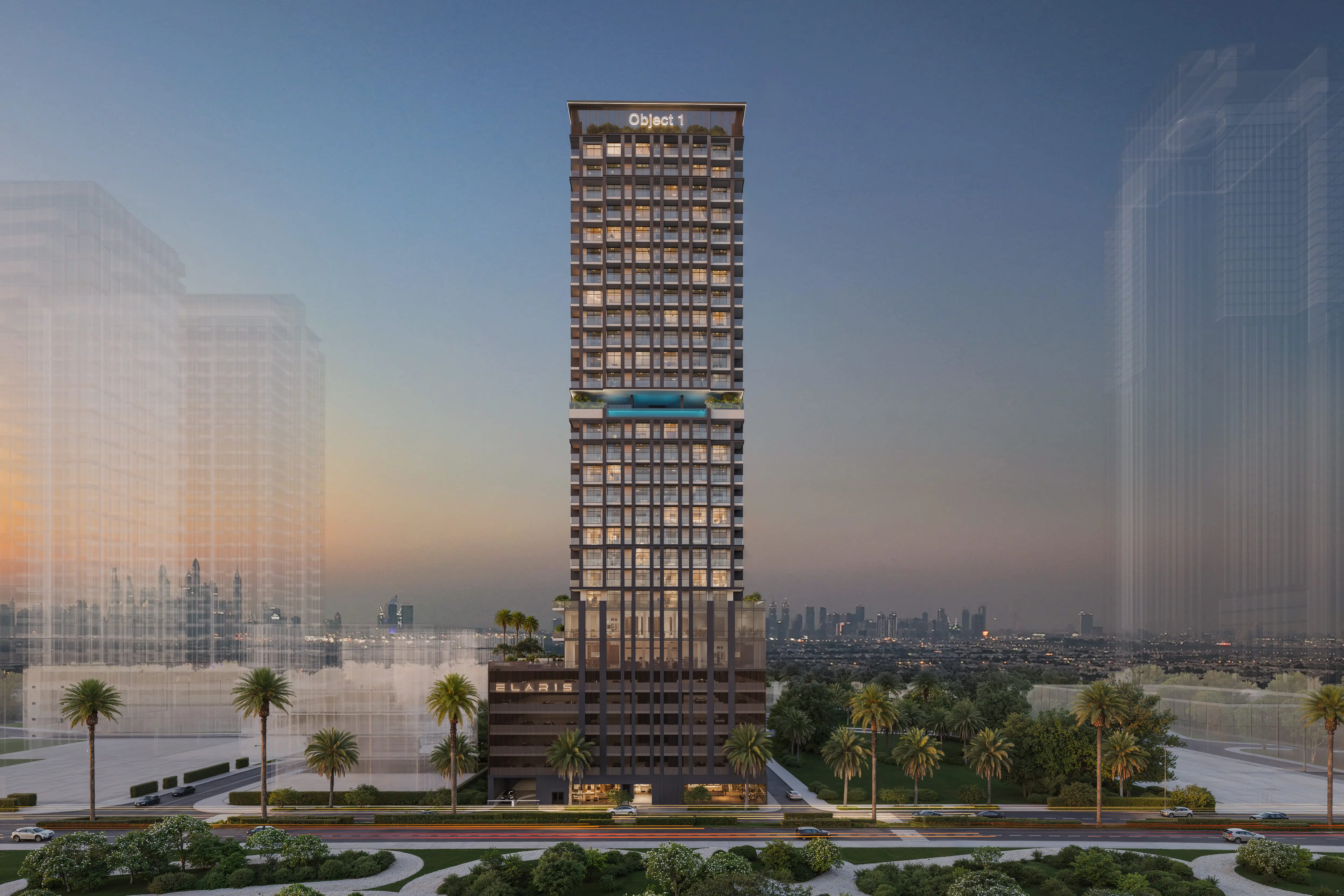 OBJECT 1 "ELAR1S Rise"; Object One Real Estate Development; JVT (Jumeirah Village Triangle);