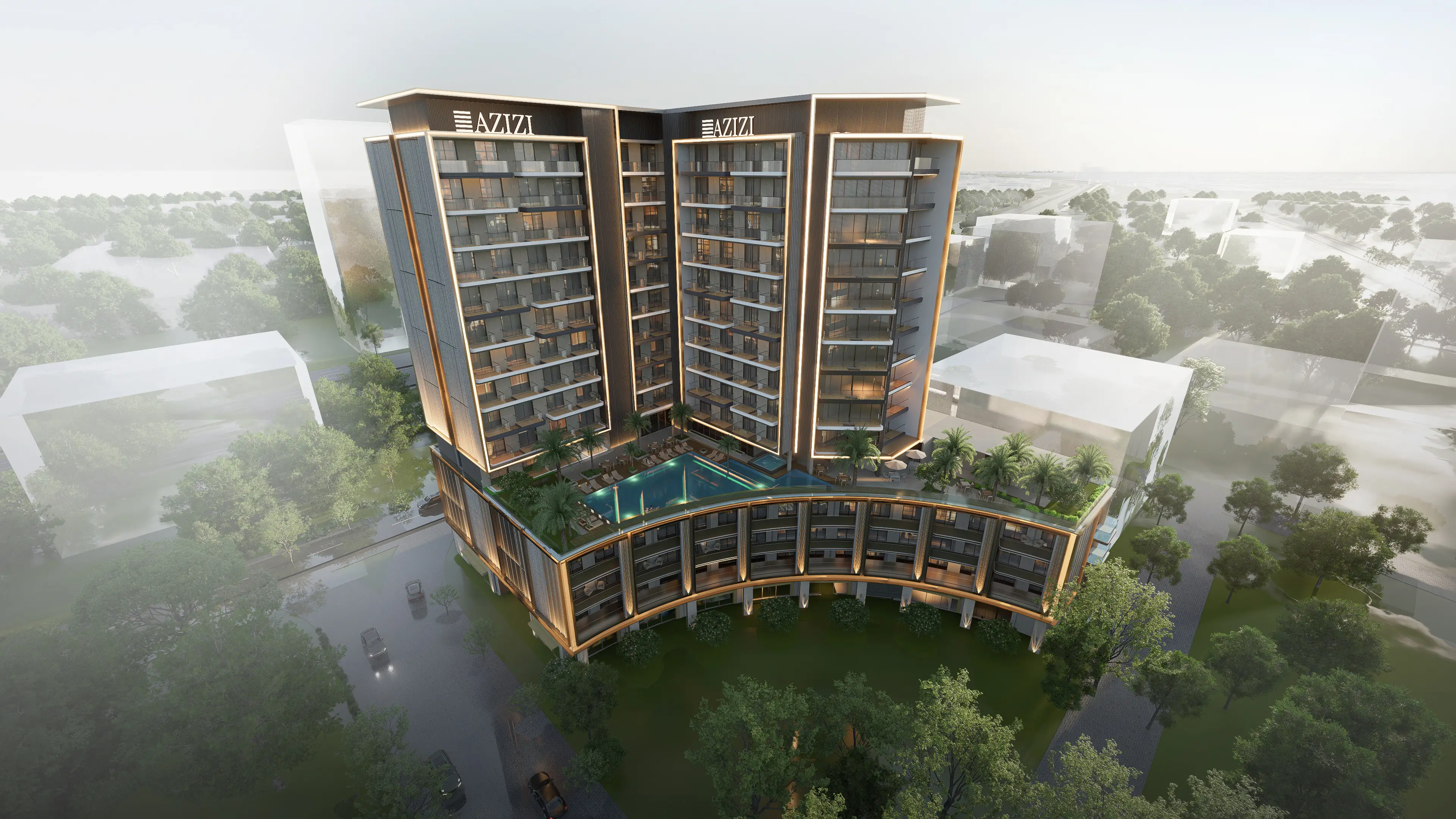 AZIZI "Azizi Gabriel"; Azizi Developments; Jebel Ali Freezone Extension;