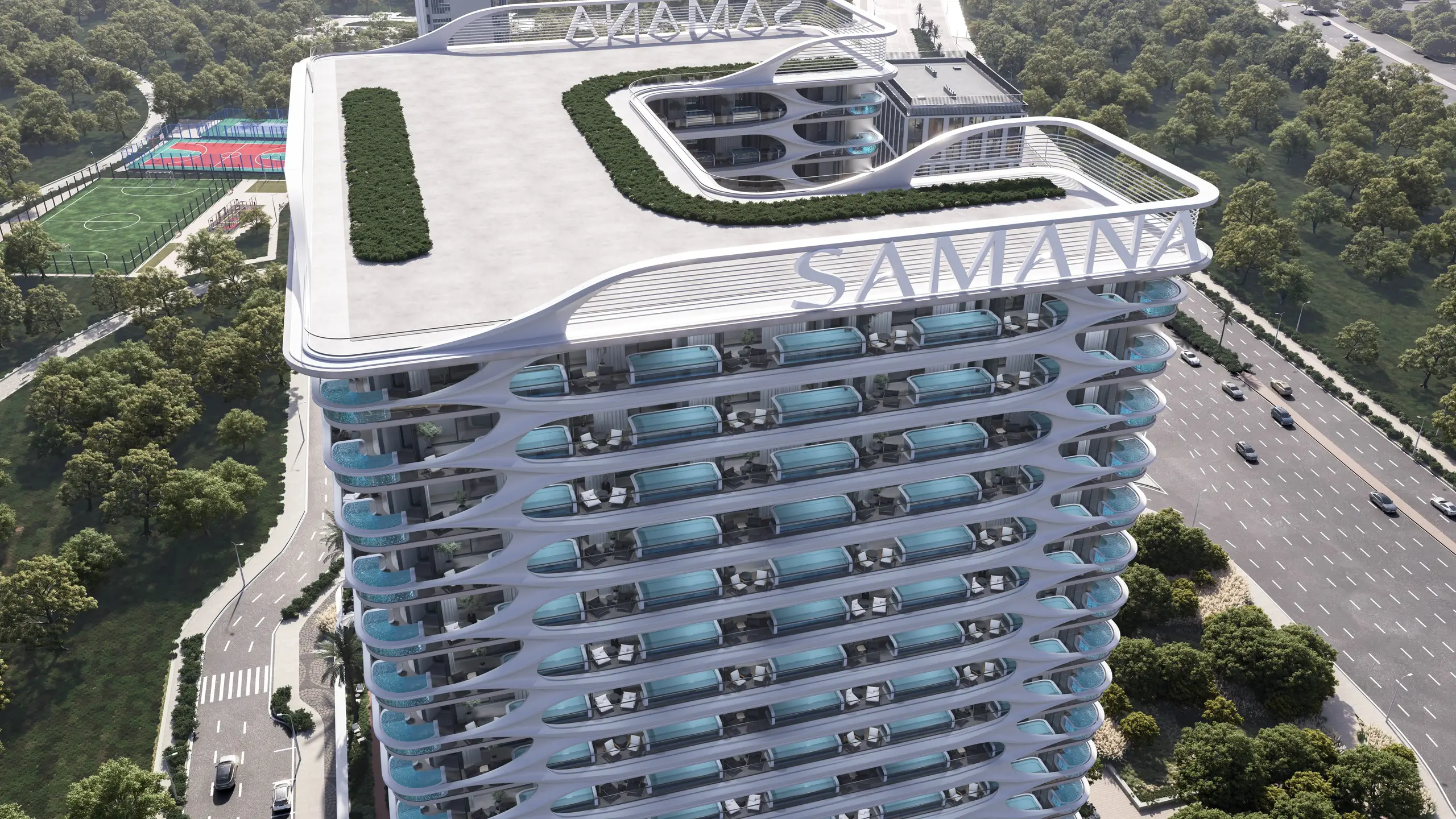 SAMANA "Samana Boulevard Heights"; Samana Developers; Dubailand Residence Complex;