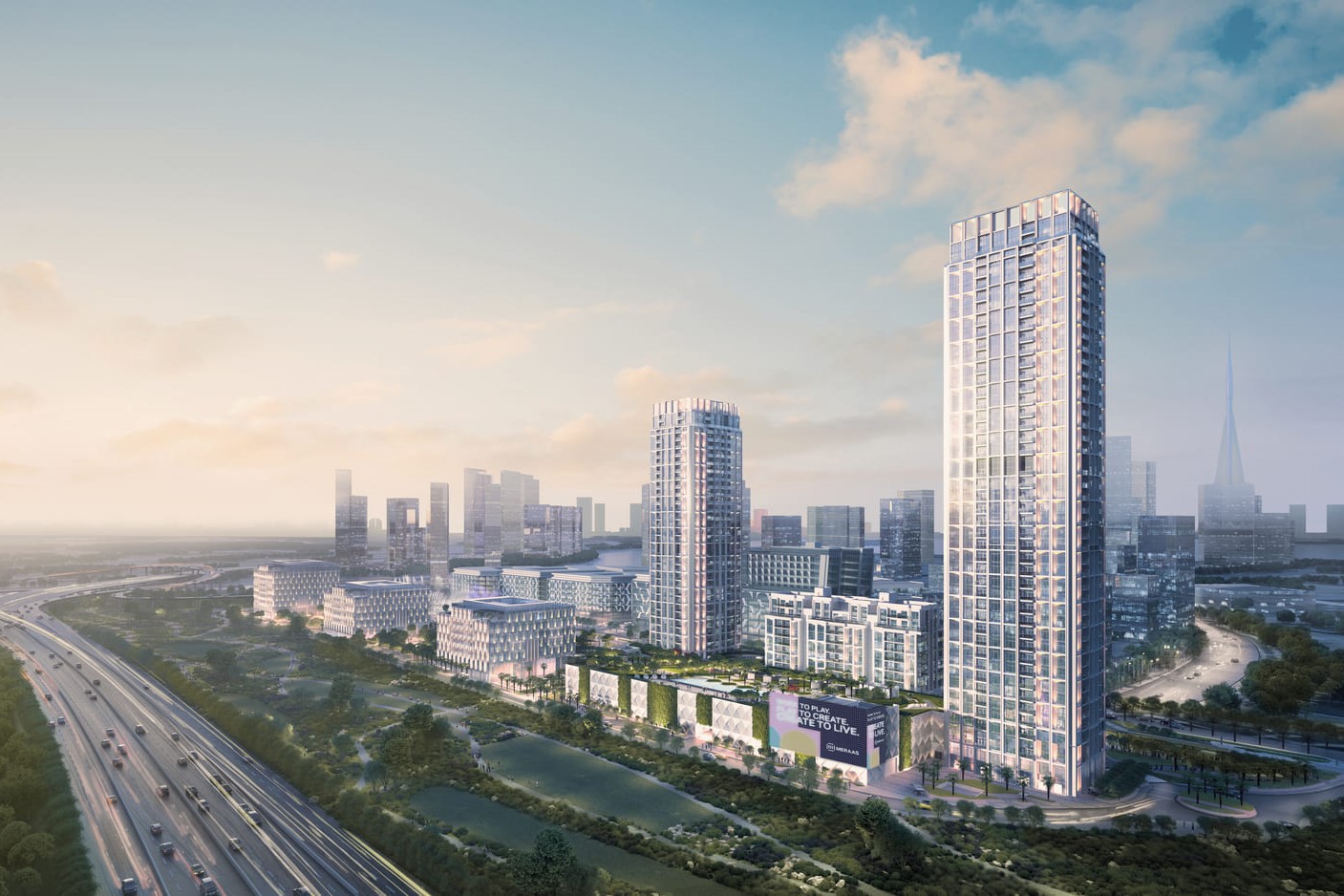 MERAAS "Design Quarter at d3"; Meraas Developer; Dubai Design District;