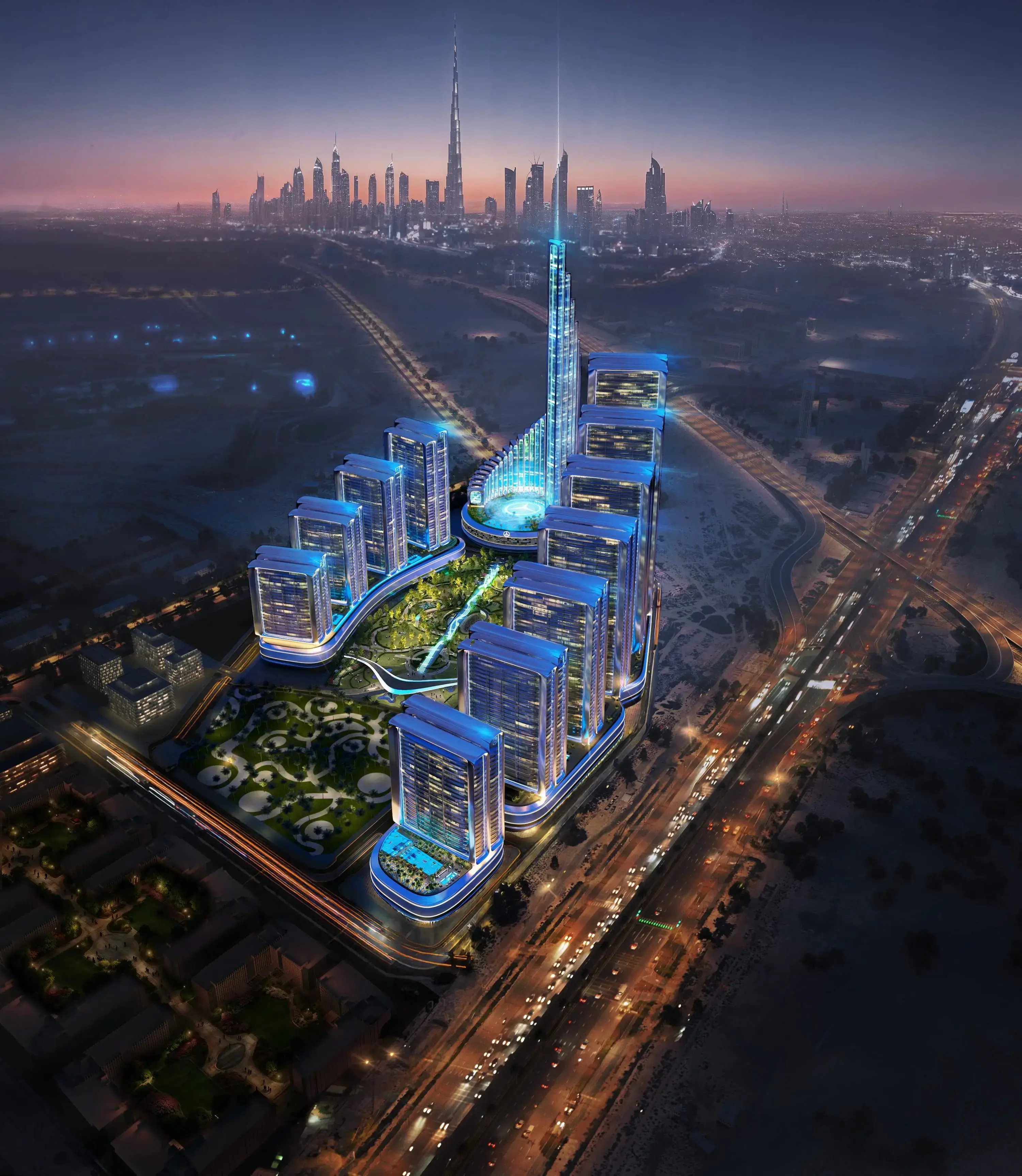 BINGHATTI "Mercedes-Benz Places – Binghatti City – Maybach 6"