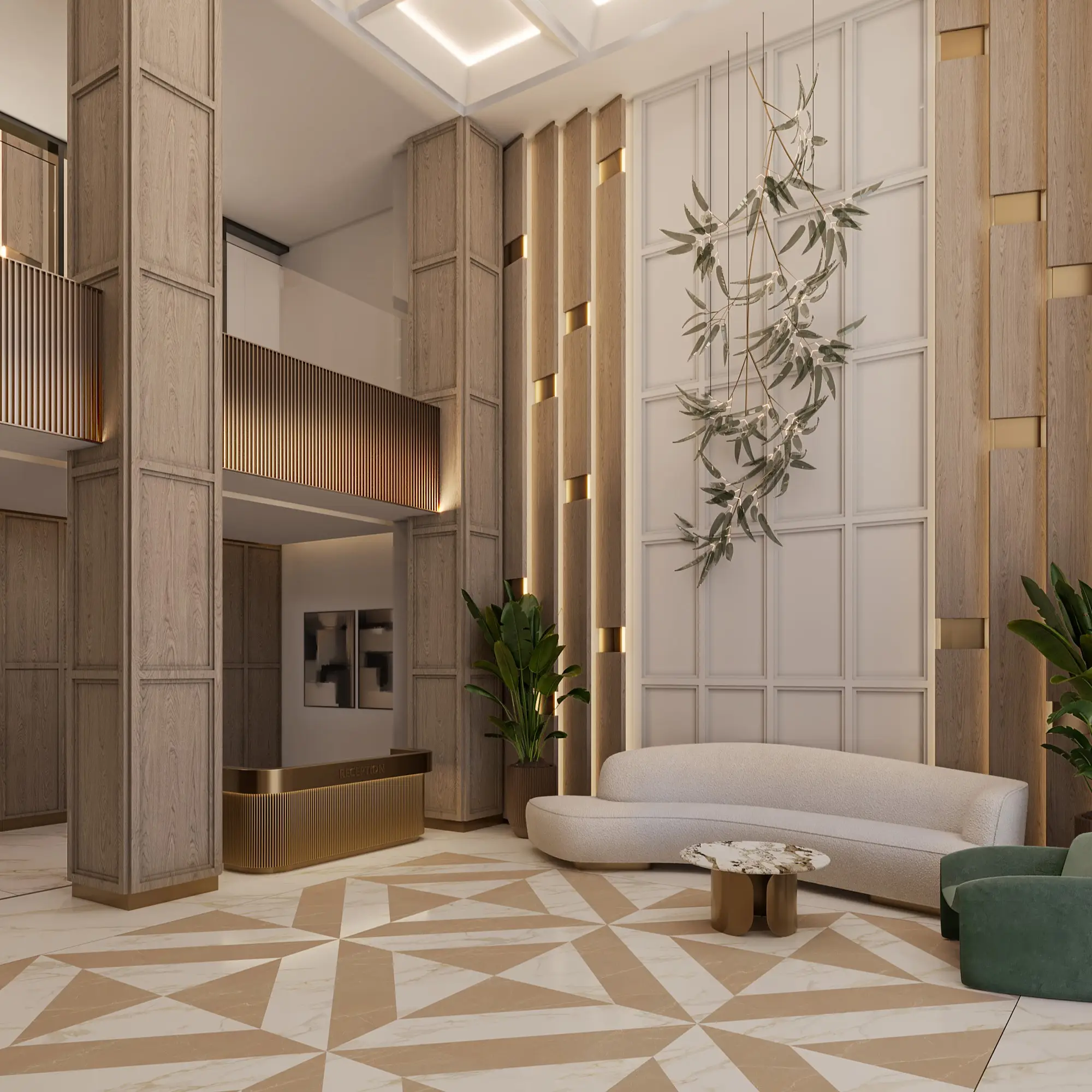 GOLDEN LIGHT "Courtyard One"