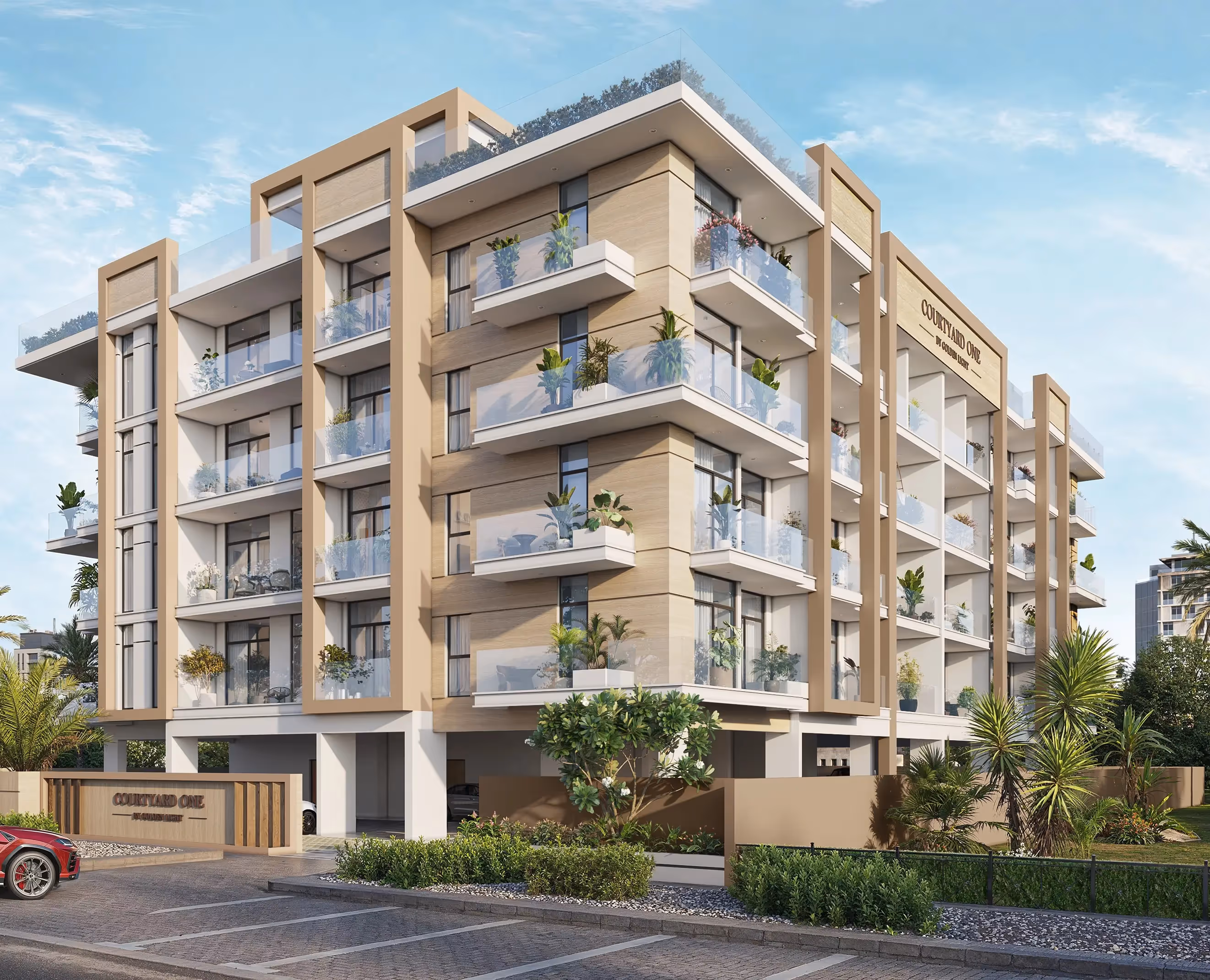 GOLDEN LIGHT "Courtyard One"