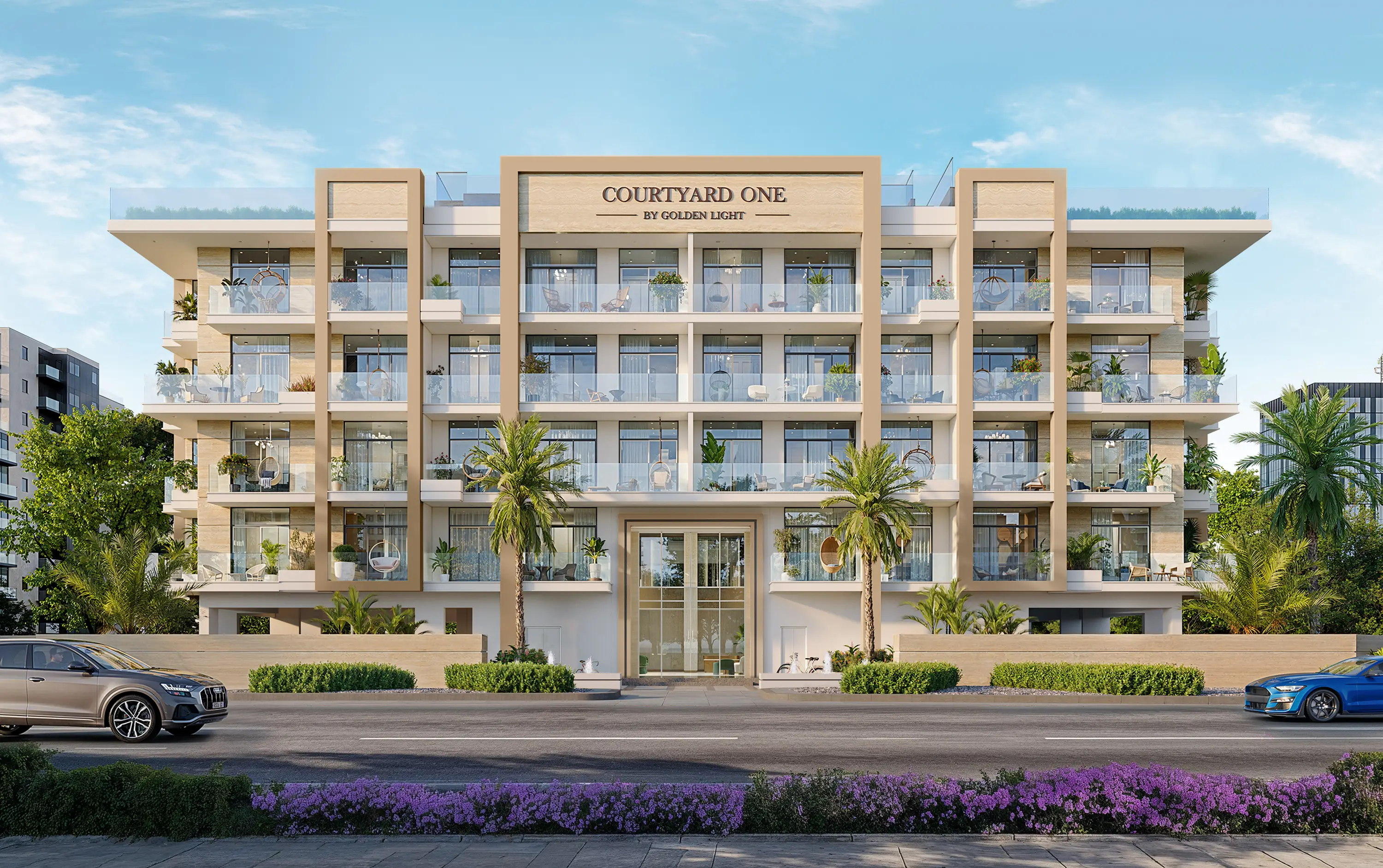 GOLDEN LIGHT "Courtyard One"