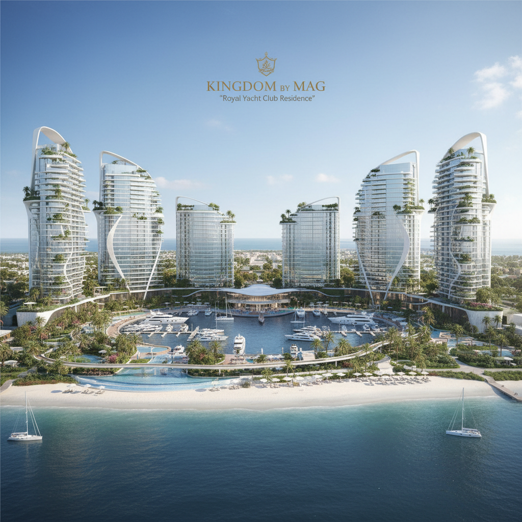 KINGDOM BY MAG "Royal Yacht Club Residence" NEW LAUNCH