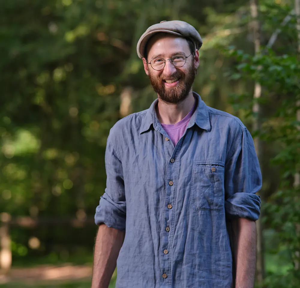 Photo de Jérémie Poux dans les bois