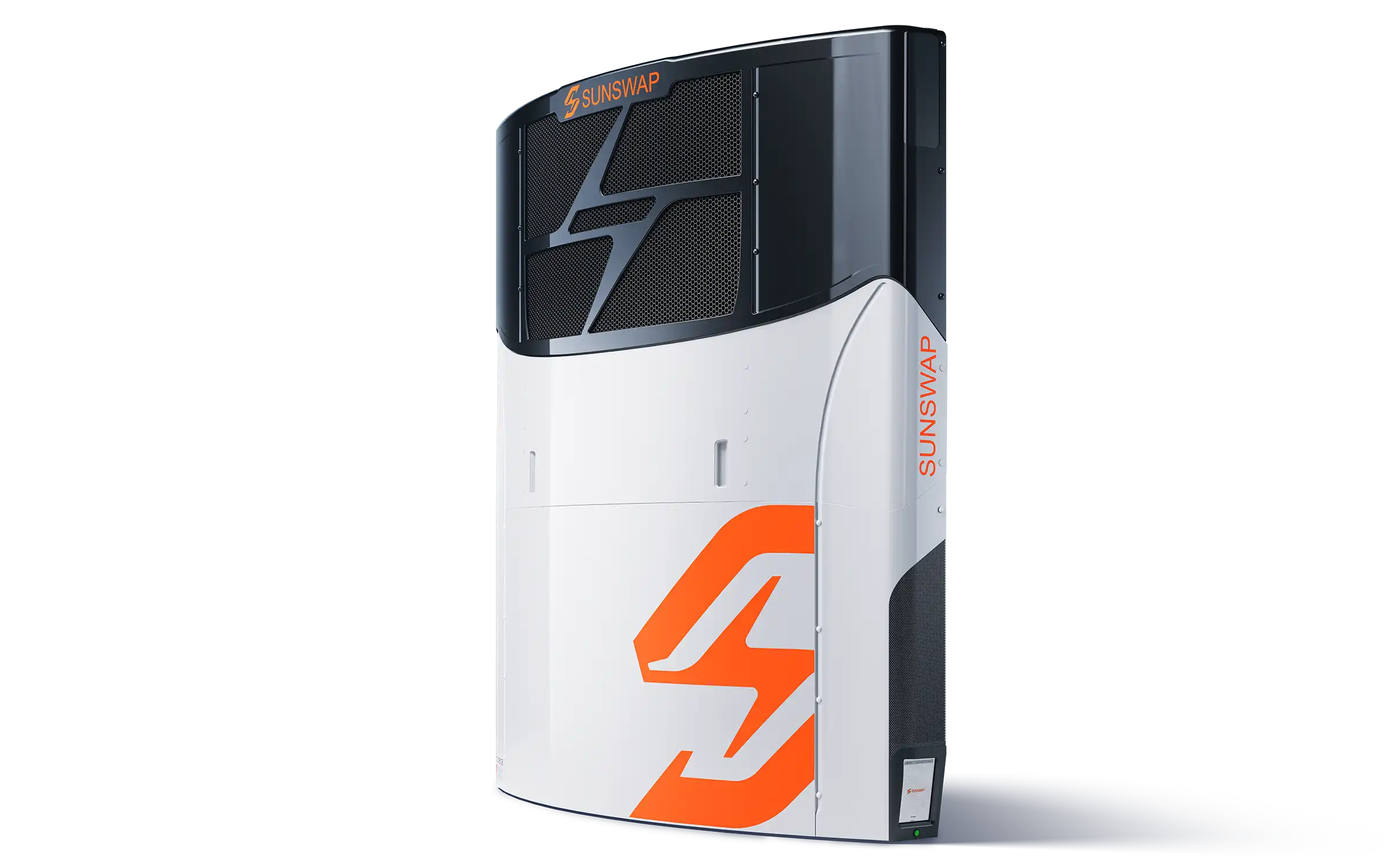 Sunswap's Endurance transport refrigeration unit from a 45-degree angle