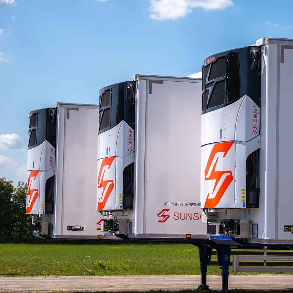 Sunswap's Endurance unit on Bannister trailers