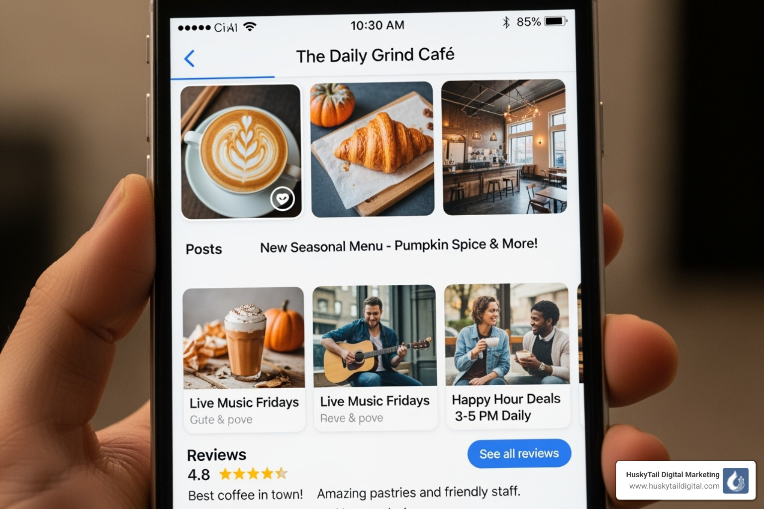 A fully optimized Google Business Profile featuring engaging photos, recent posts, and positive reviews - Google My Business Philadelphia A fully optimized Google Business Profile featuring engaging photos, recent posts, and positive reviews - Google My Business Philadelphia