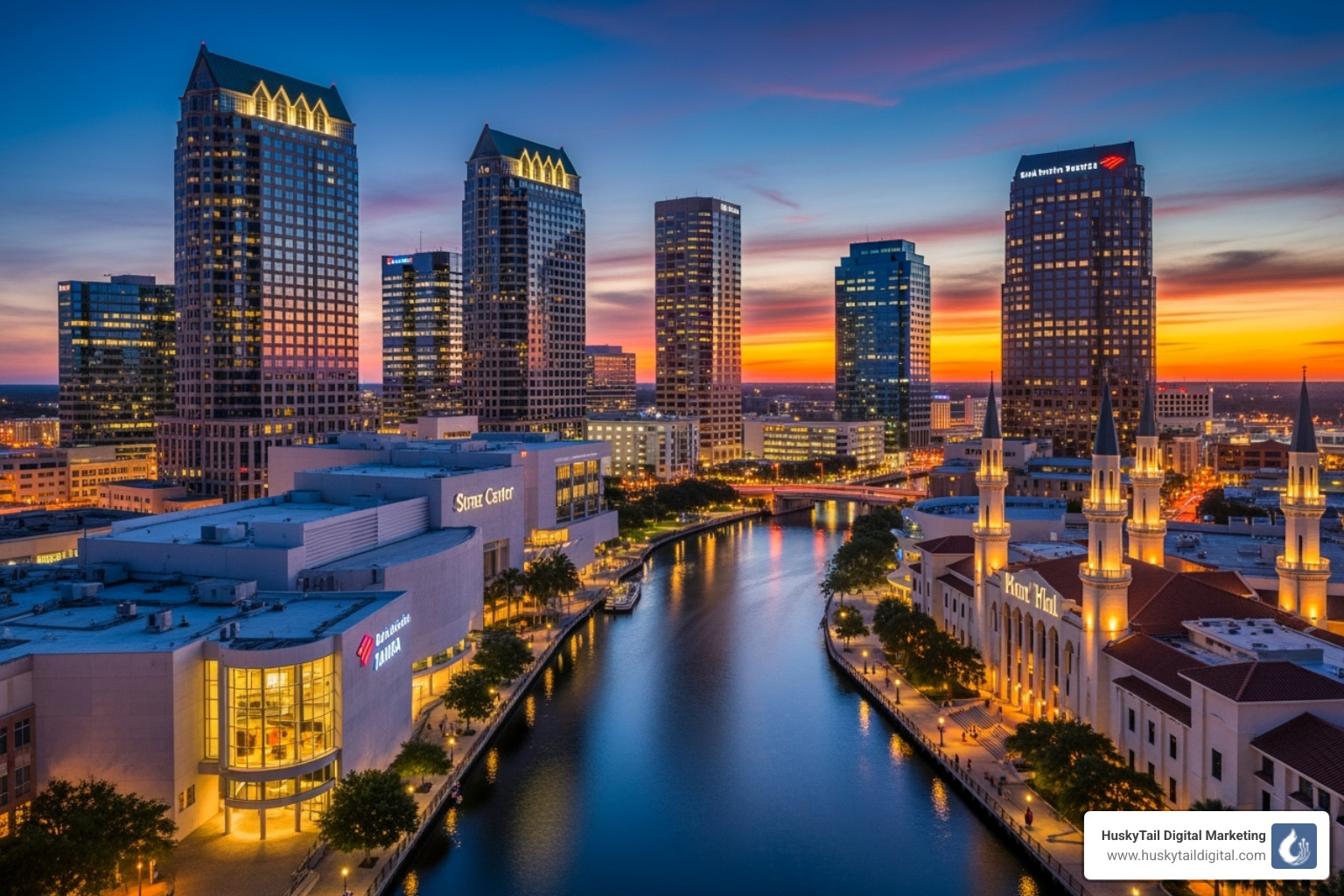 A Google Maps 3-pack result on a smartphone - local seo tampa