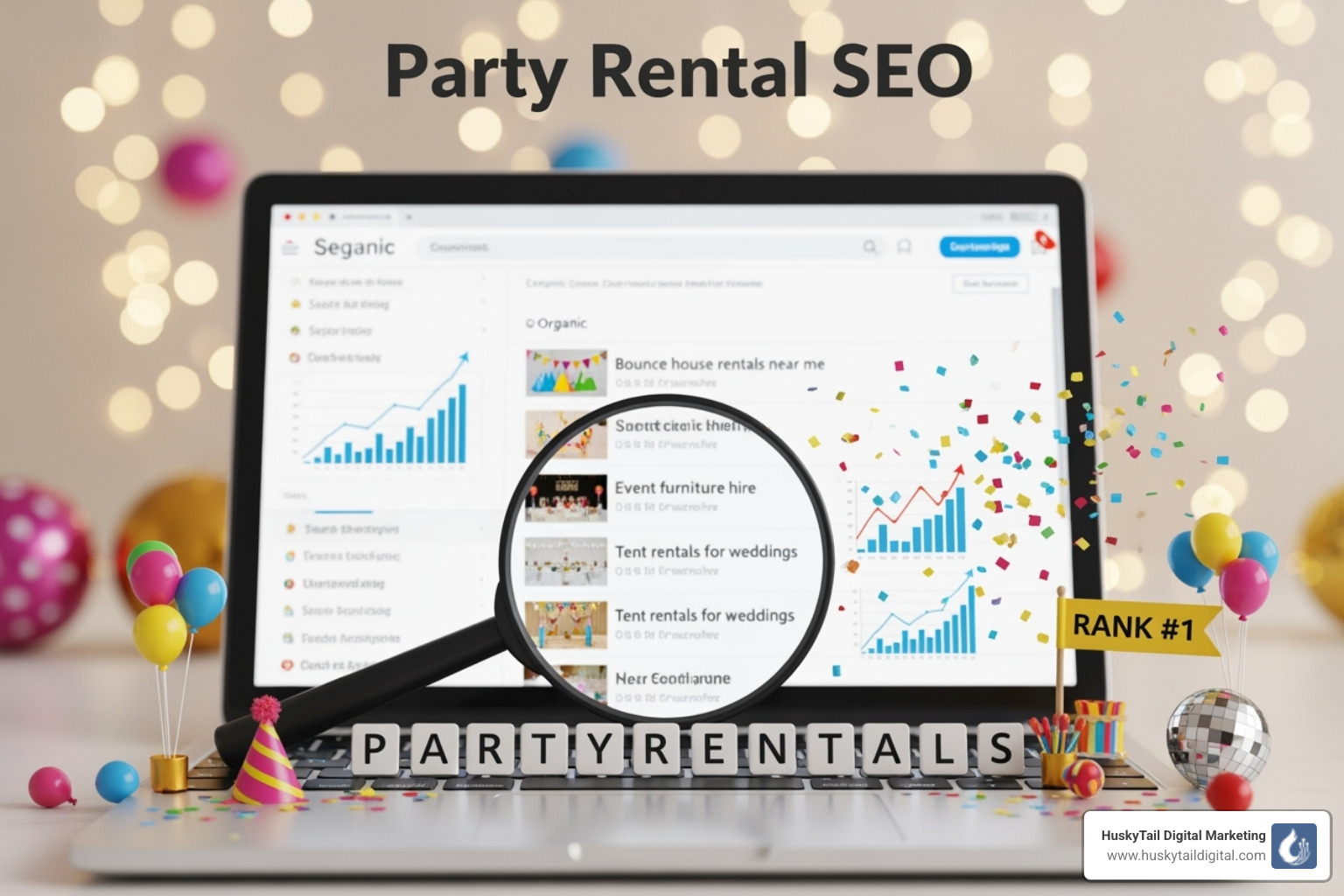 Google Maps local pack result for "party rentals near me" - party rental seo Google Maps local pack result for "party rentals near me" - party rental seo
