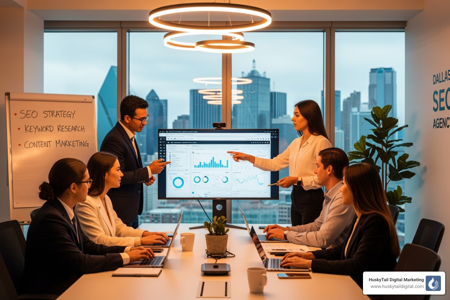 Performance dashboard on a laptop screen - seo agency in dallas Performance dashboard on a laptop screen - seo agency in dallas