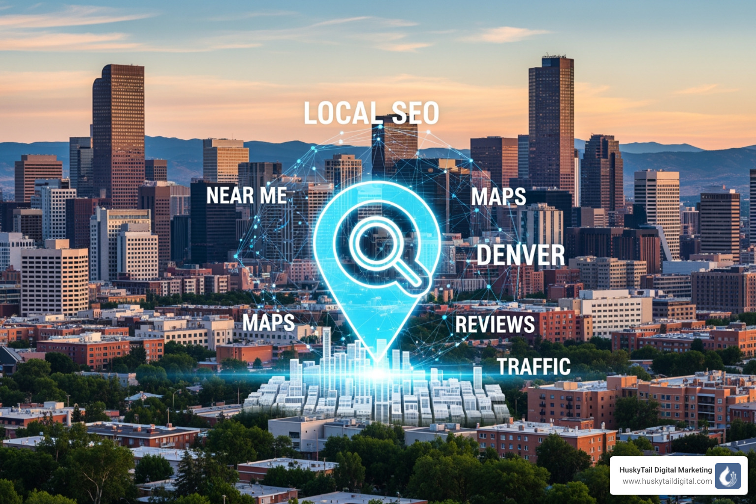 Google Maps "Local 3-Pack" for a Denver search - local seo services denver Google Maps "Local 3-Pack" for a Denver search - local seo services denver