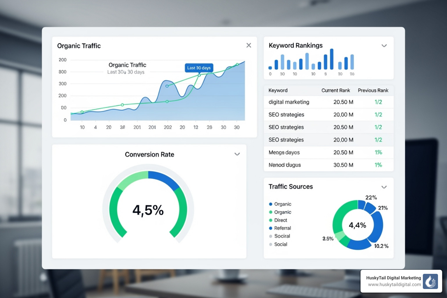 Dashboard showing SEO KPIs - dallas search engine optimization Dashboard showing SEO KPIs - dallas search engine optimization