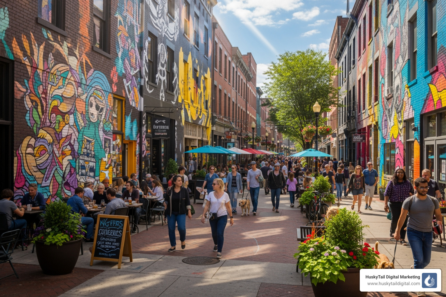 Local Charlotte neighborhood like NoDa or South End - Charlotte digital agency