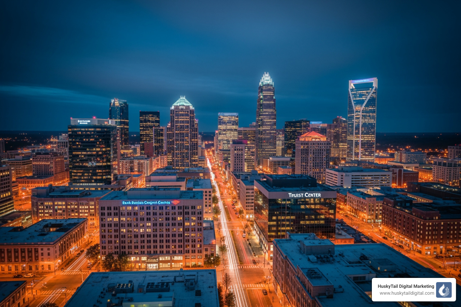 Google Map Pack showing local businesses - charlotte local seo service