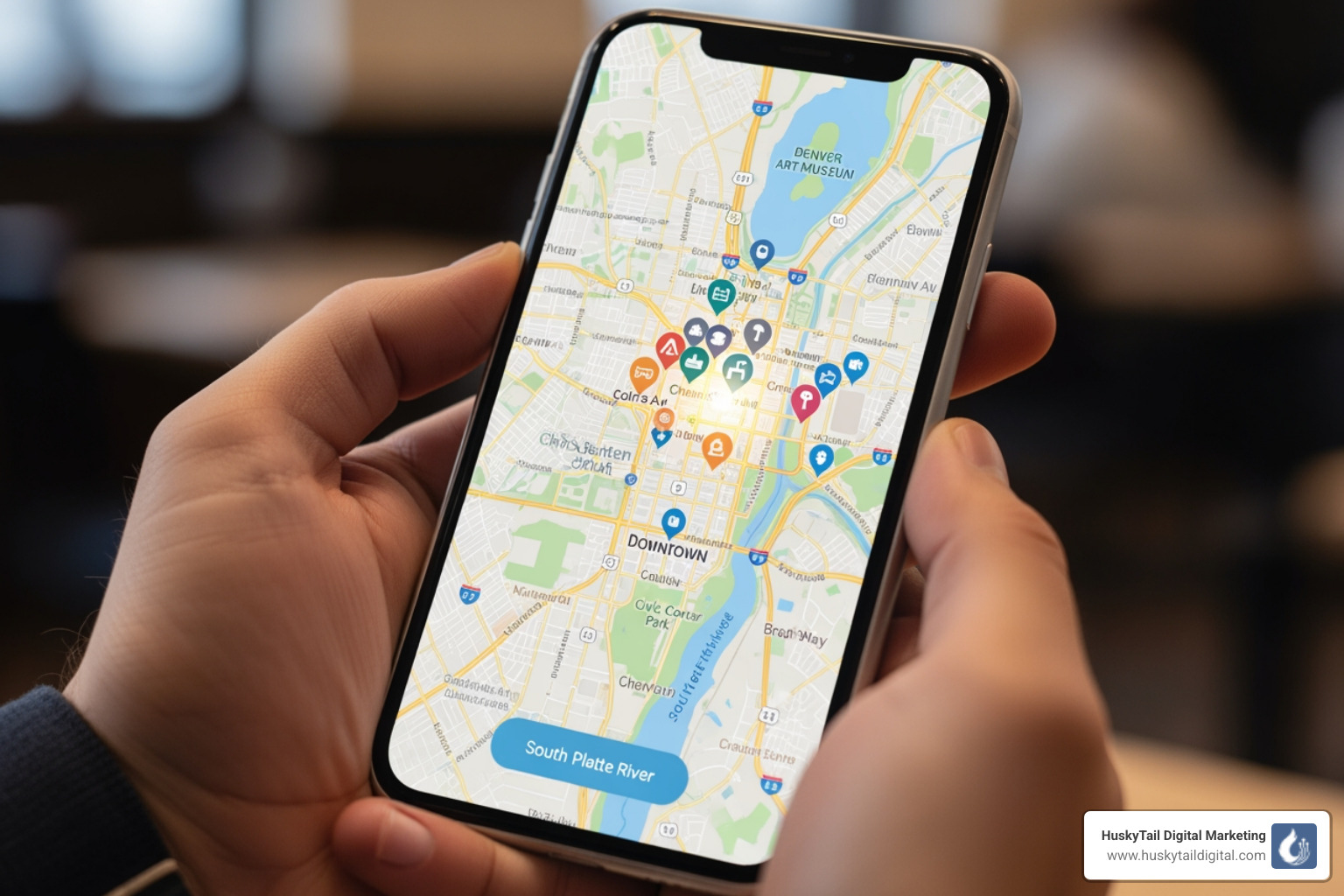 Google's Local Pack results for a "plumber in Denver" search - search engine optimization colorado