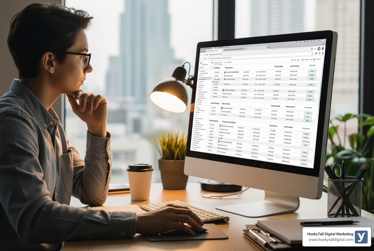 Person evaluating SEO companies on a computer screen - seo companies california Person evaluating SEO companies on a computer screen - seo companies california