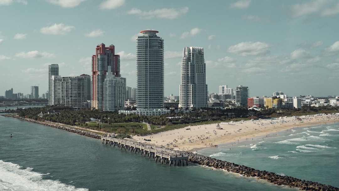 Miami skyline and business district - seo optimization miami fl
