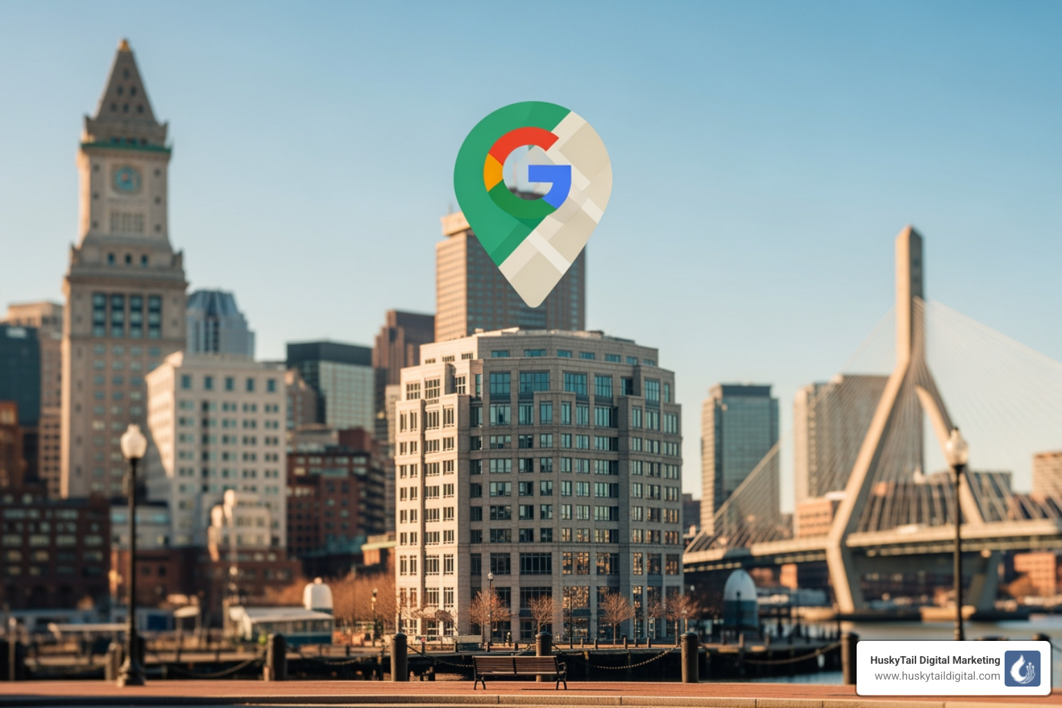 well-managed GBP profile with positive reviews and owner responses - google my business boston