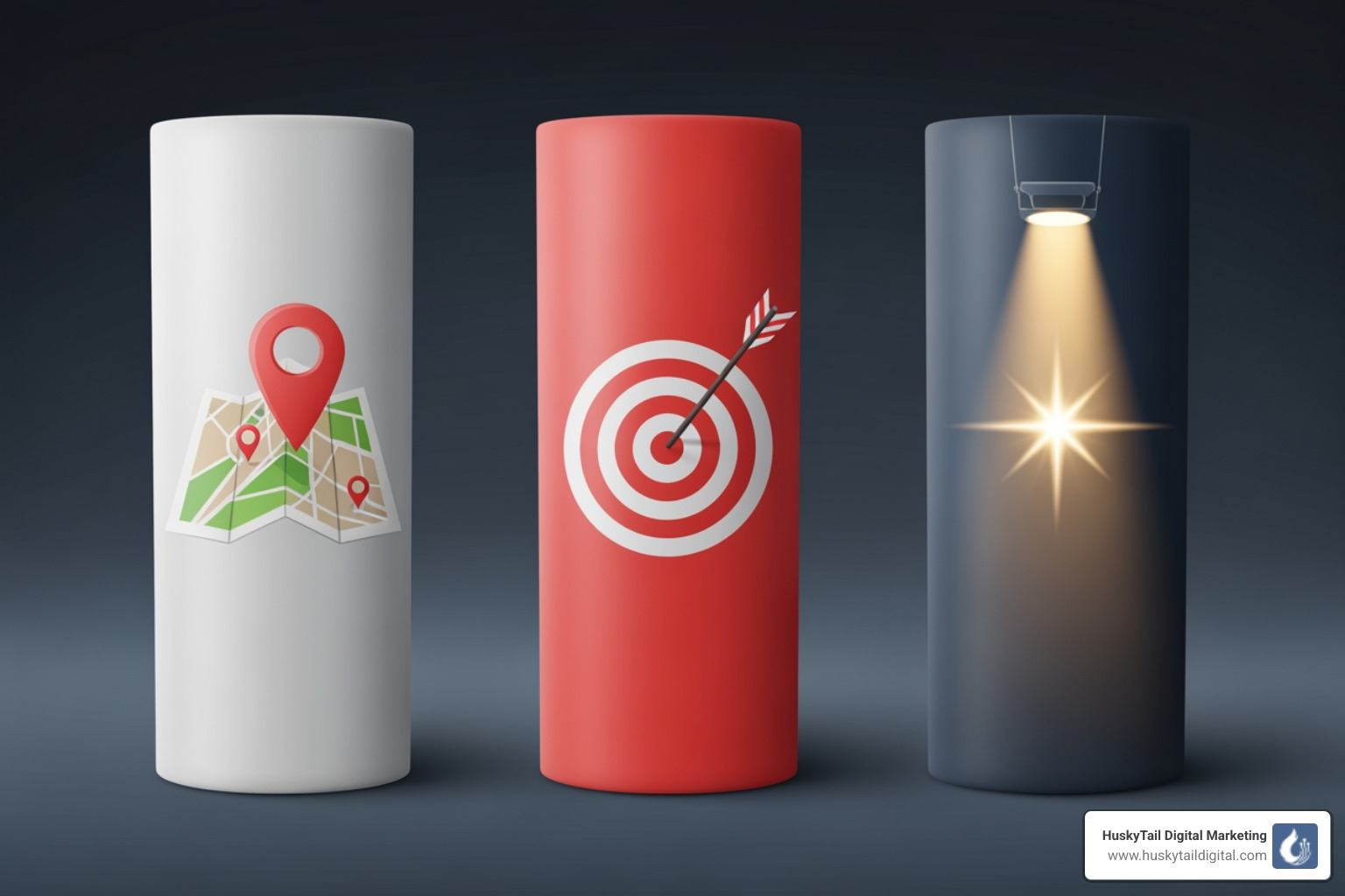 a graphic illustrating three pillars labeled Proximity, Relevance, and Prominence, each with keywords related to local SEO - seo local results a graphic illustrating three pillars labeled Proximity, Relevance, and Prominence, each with keywords related to local SEO - seo local results