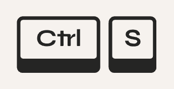 Ctrl S