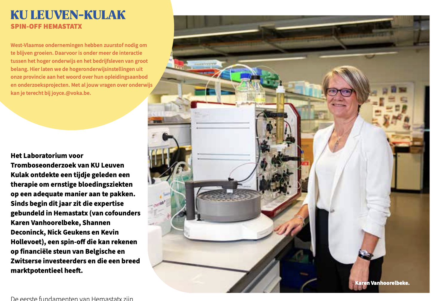 Hemastatx in the news