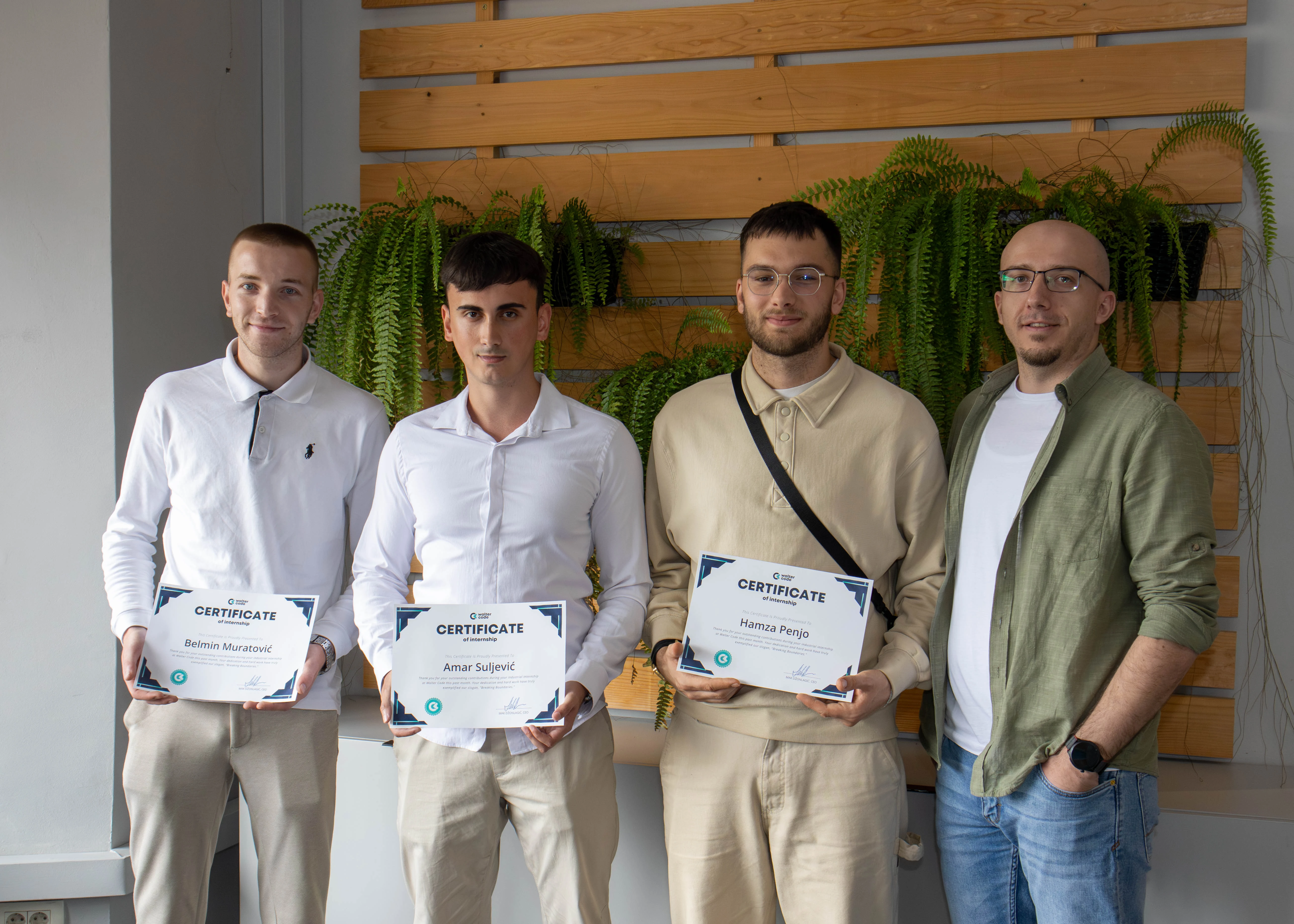 Galeyo mentor with his interns